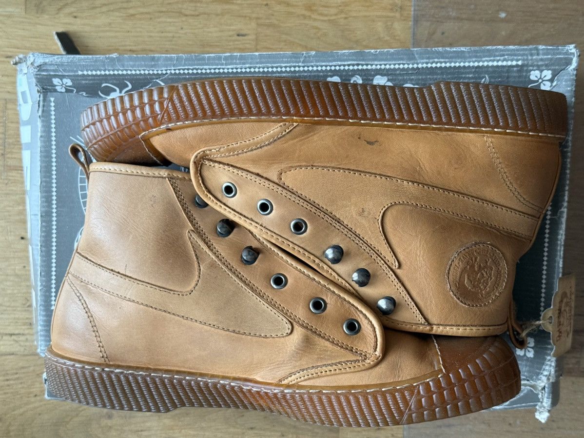 Diesel DIESEL DRAAGS94 LEATHER SNEAKERS MADE IN SPAIN Size US 10 / EU 43 - 1 Thumbnail
