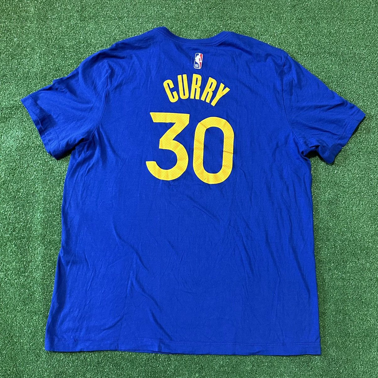 Nike Nike Golden State Warriors Stephen Curry Tee Blue Size US XL / EU 56 / 4 - 6 Thumbnail