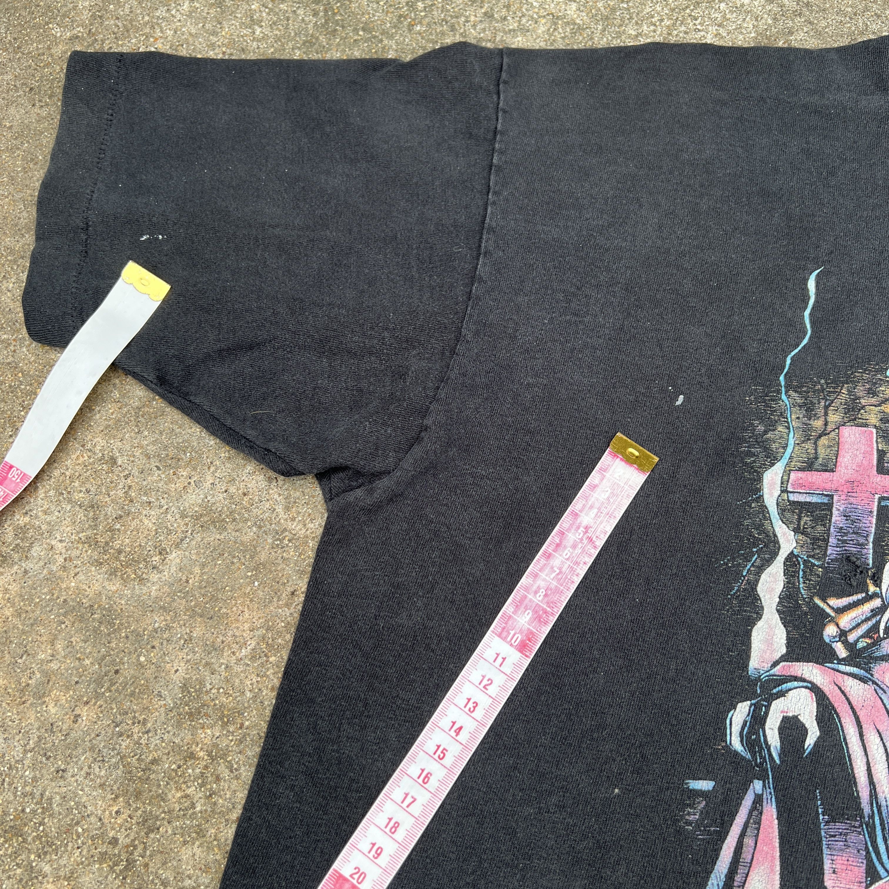 Marvel Comics × Vintage Vintage 1993 lady death Marvel Chaos! Comics Tee Faded Size US XL / EU 56 / 4 - 9 Thumbnail