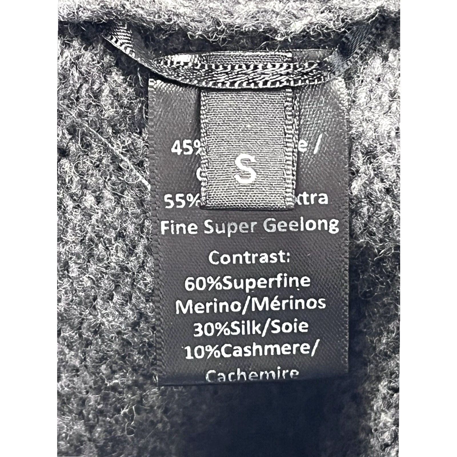 Simone Rocha Simone Rocha Cashmere Blend Crew Neck Sweater Womens Small Gray Size S / US 4 / IT 40 - 7 Thumbnail