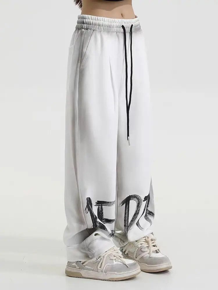 Designer × Japanese Brand Hip Hop Streetwear Designer Loose Casual Pants Size US 32 / EU 48 - 4 Thumbnail