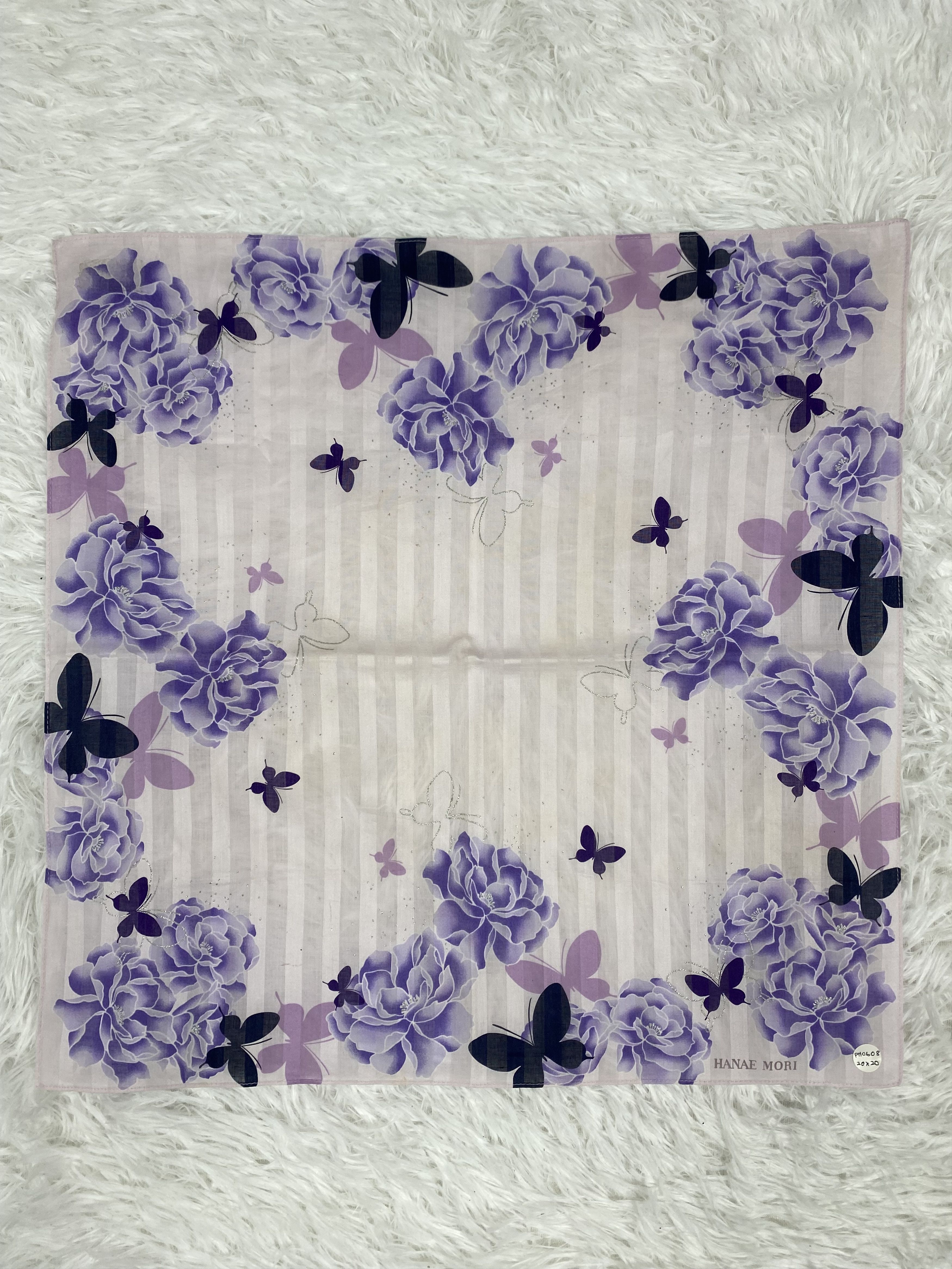 Hanae Mori × Vintage Vintage Hanae Mori Handkerchief Neckerchief PH0608 Size ONE SIZE - 3 Thumbnail