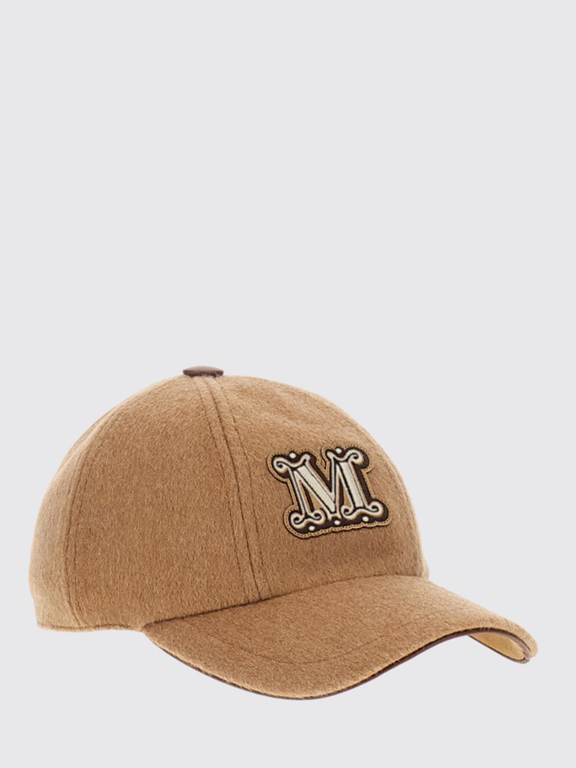 Max Mara Max Mara Hat Woman Camel Size ONE SIZE - 1 Thumbnail