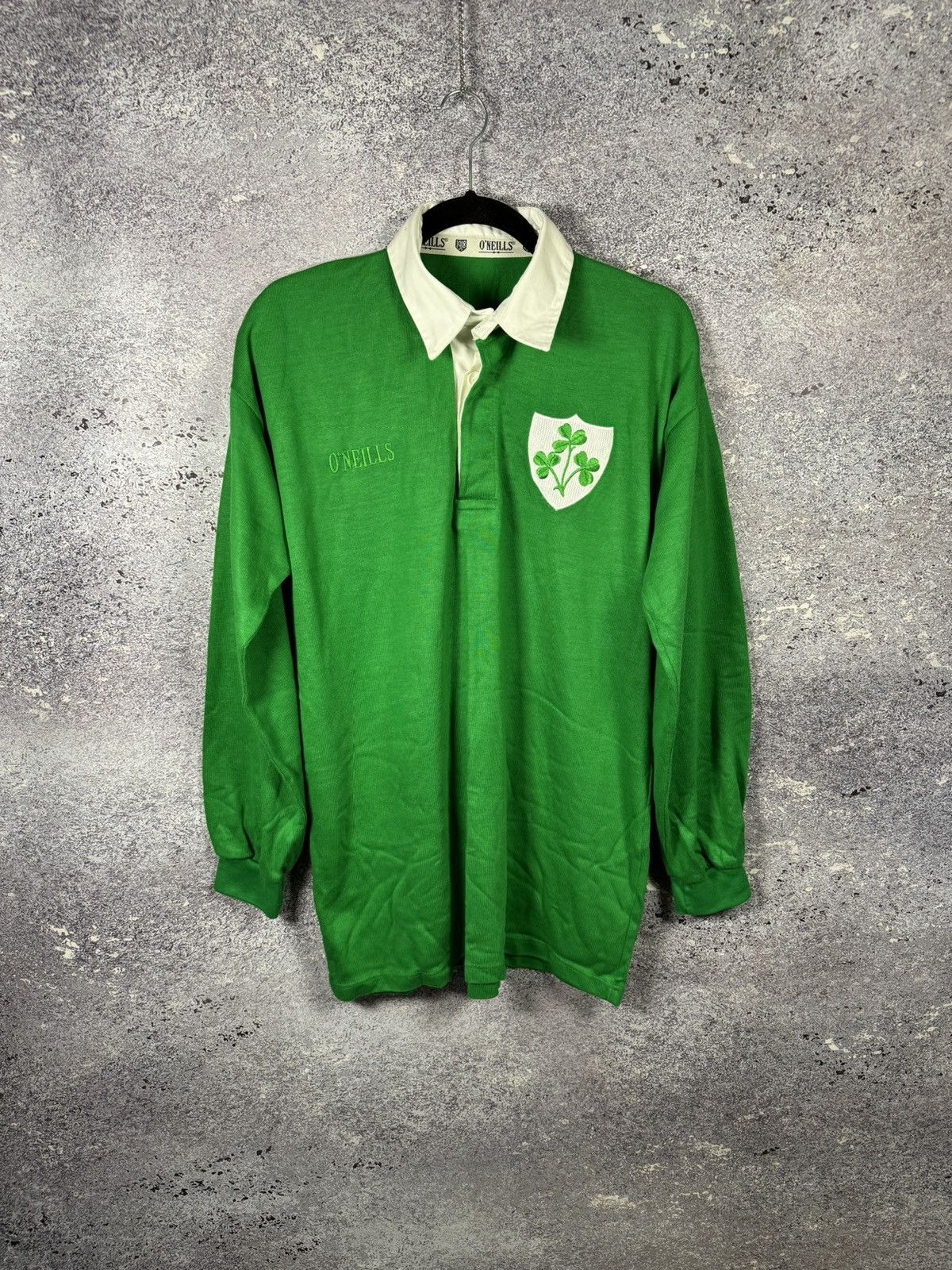 O'Neills × Vintage Ireland Rugby Jersey O'Neills Vintage 80's Retro Large Size US L / EU 52-54 / 3 - 1 Thumbnail