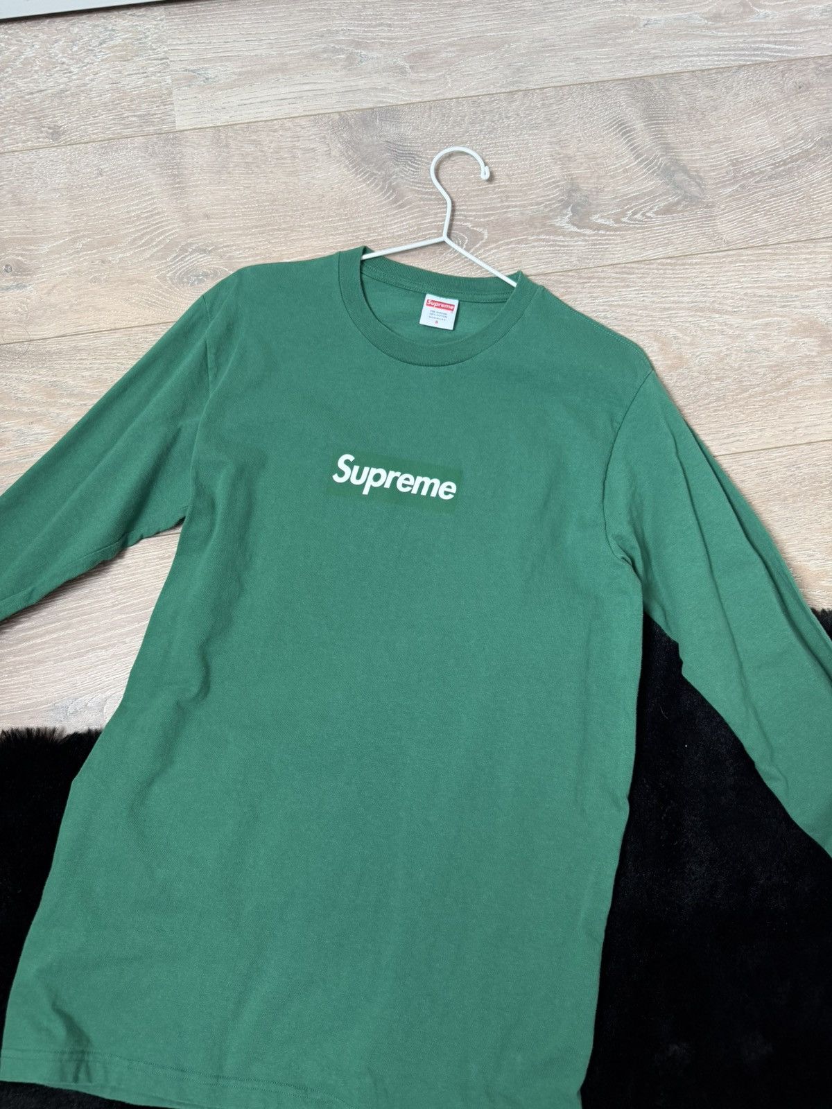 Supreme supreme long sleeve box logo / bogo 2020 pine green Size US S / EU 44-46 / 1 - 6 Thumbnail