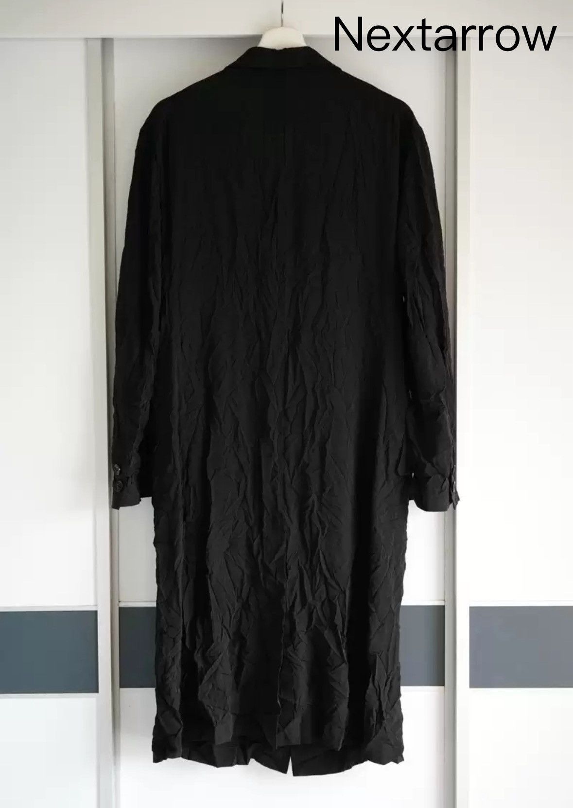 Yohji Yamamoto Yohji Yamamoto 19aw triacetate pleated coat 2412-Nextarrow Size US M / EU 48-50 / 2 - 2 Thumbnail
