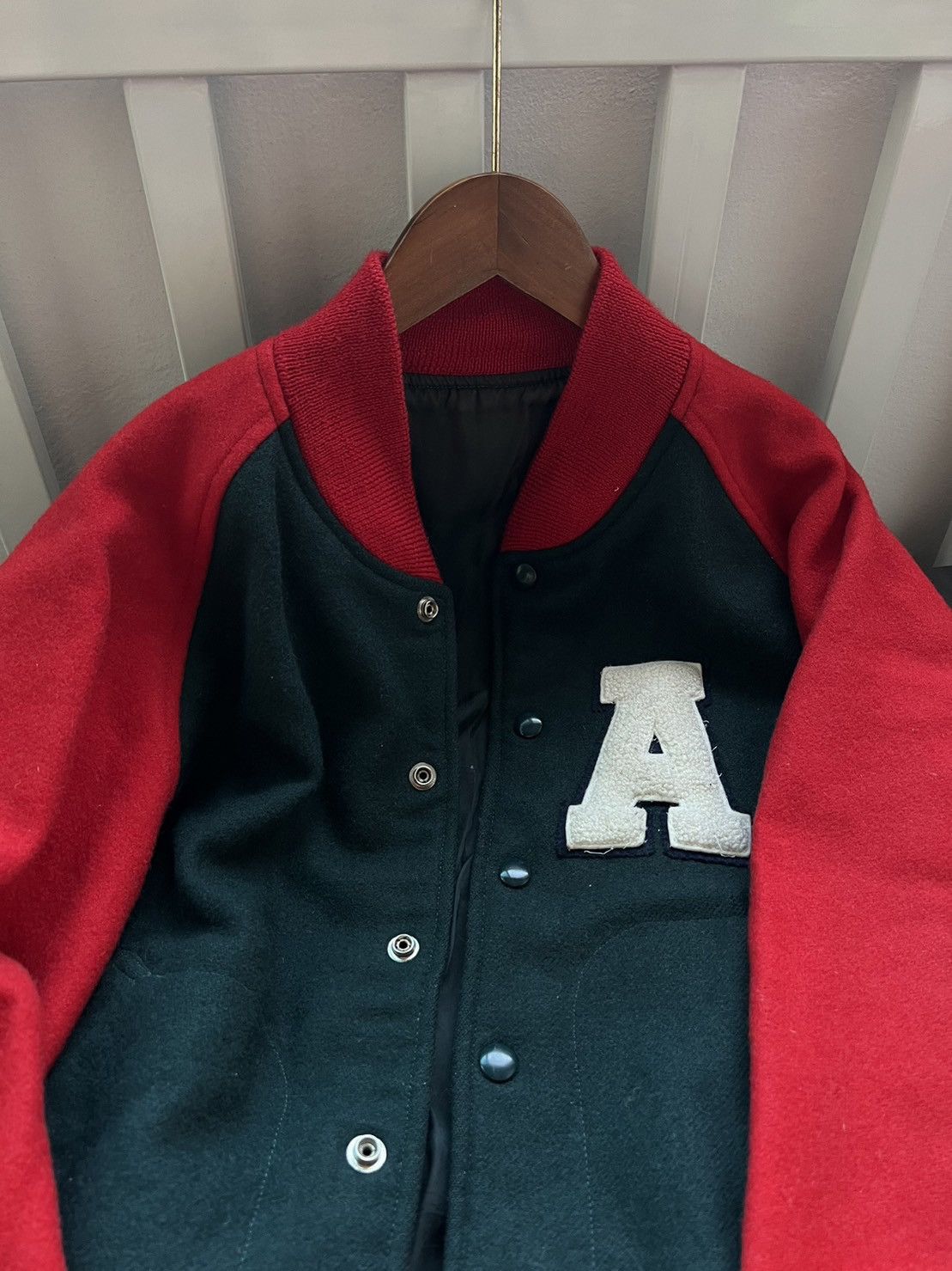 Vintage Vintage Van Wool Varsity Jacket Size US S / EU 44-46 / 1 - 4 Thumbnail