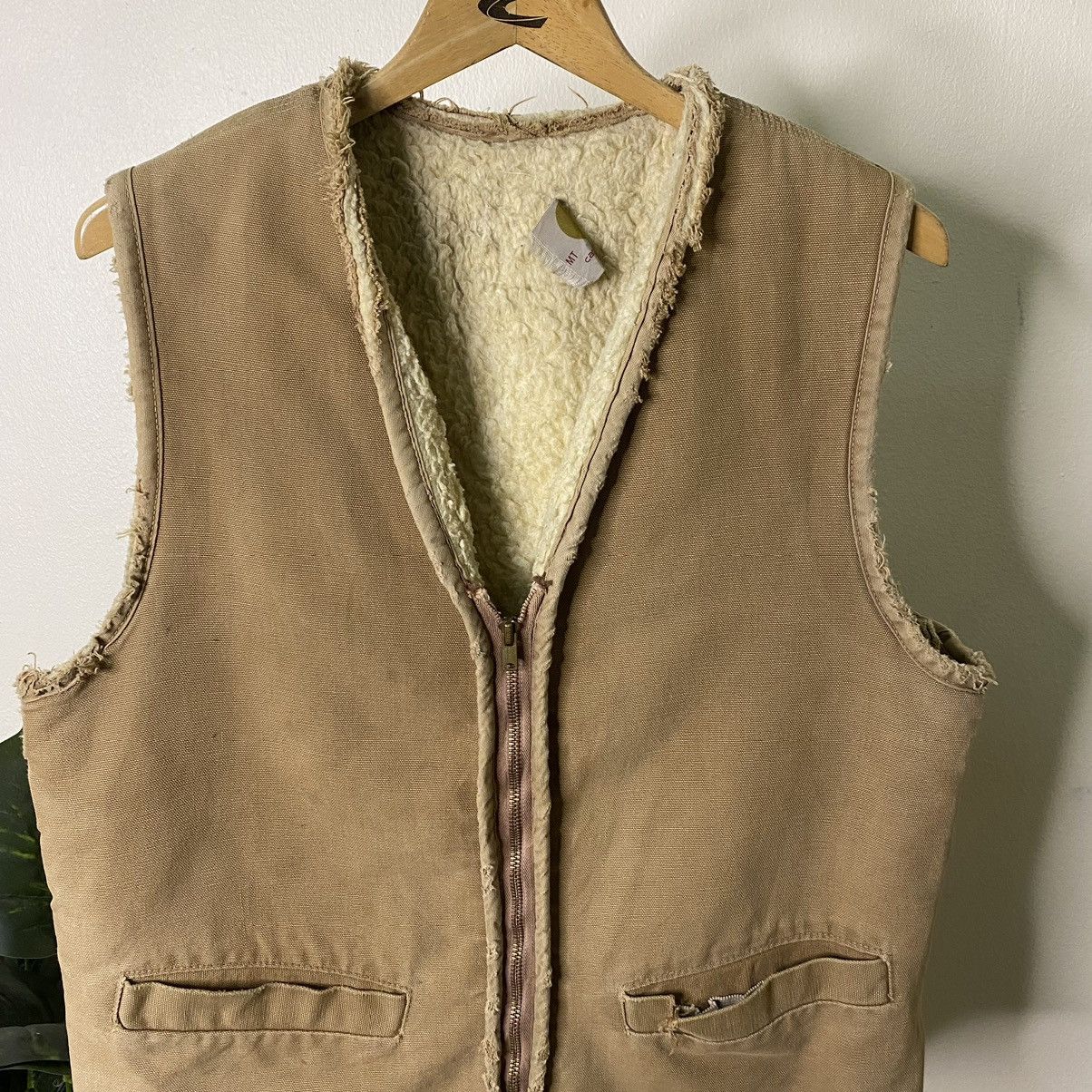 Carhartt × Vintage 1970s Carhartt Scovill Zipper Duck Canvas Shepherd Vest Size US M / EU 48-50 / 2 - 2 Thumbnail