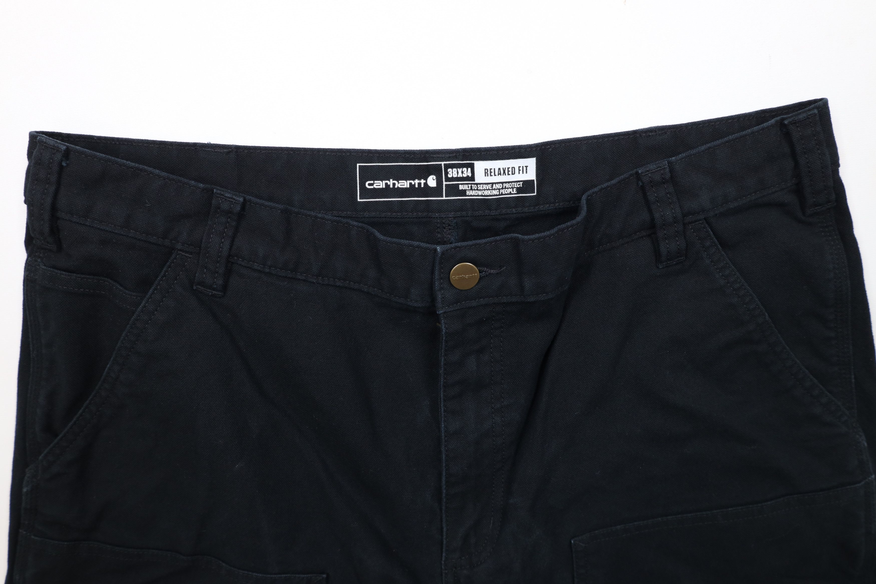 Carhartt × Vintage Vintage Y2K Carhartt Fit Padded Double Knee Dungaree Pants Size US 38 / EU 54 - 10 Thumbnail
