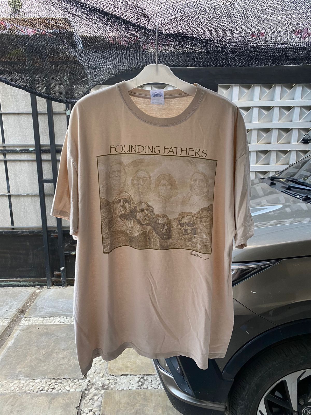 Gildan × Vintage vintage founding fathers tshirt Size US XL / EU 56 / 4 - 1 Thumbnail