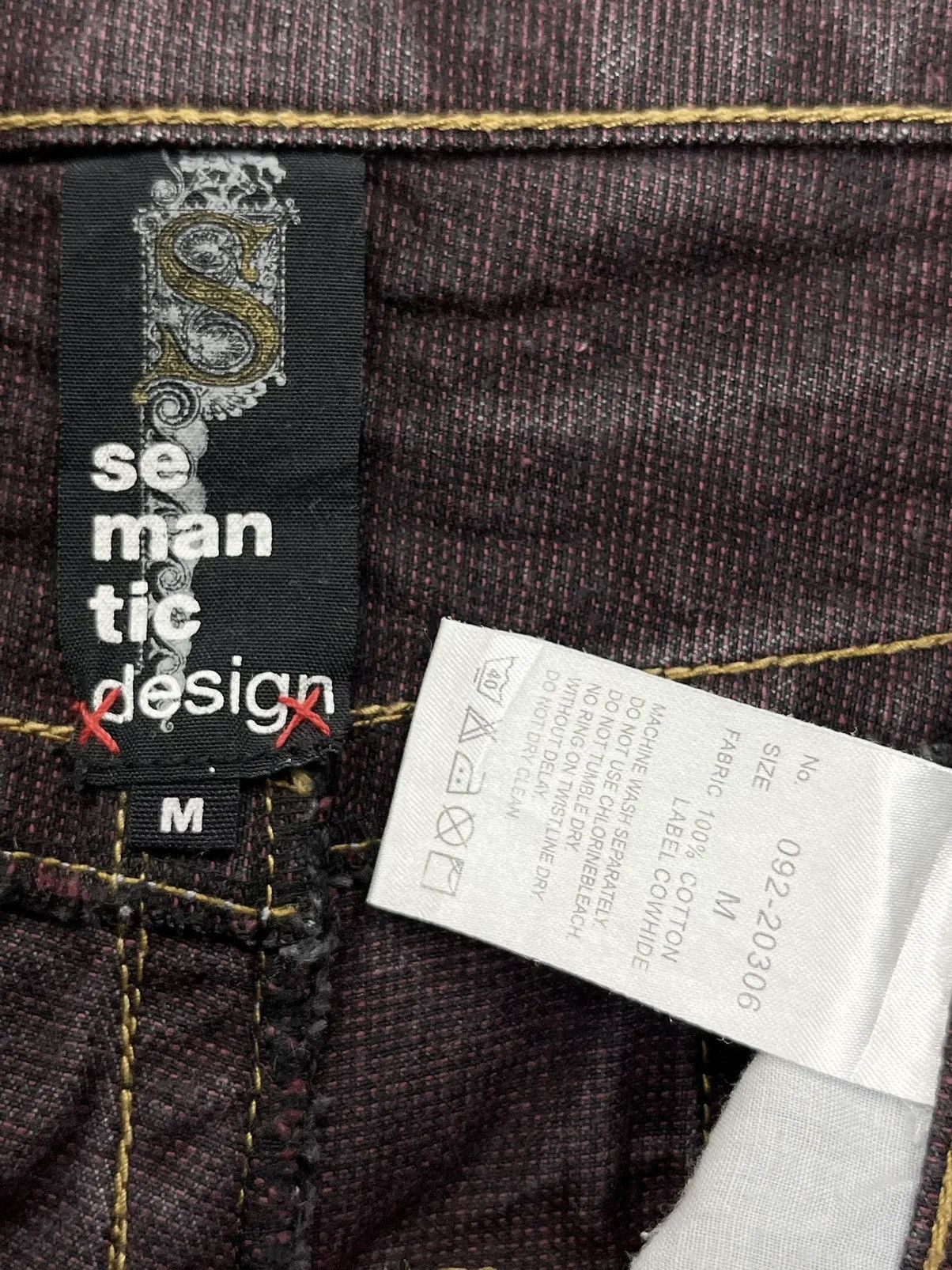 semanticdesign FYE🤘🏼SEMANTIC DESIGN Punk Multi Head Zipper Clawmark Flare Size US 30 / EU 46 - 13 Thumbnail