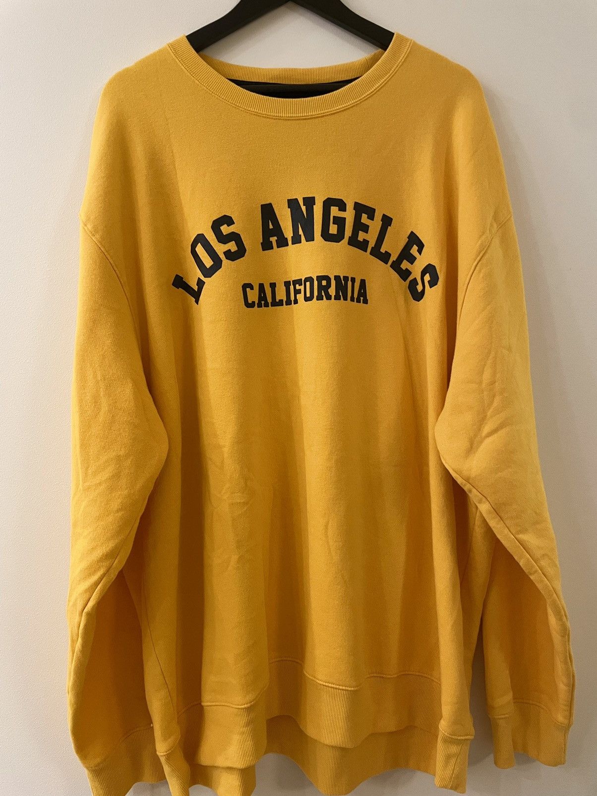 Yellow los angeles sweatshirt sale