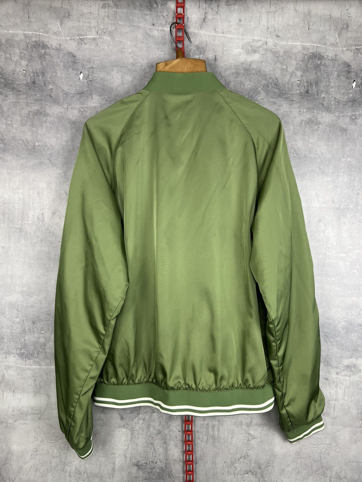 Prada Prada Milano 2014 Metallic Green Nylon Bomber Jacket Size M Size US M / EU 48-50 / 2 - 16 Thumbnail