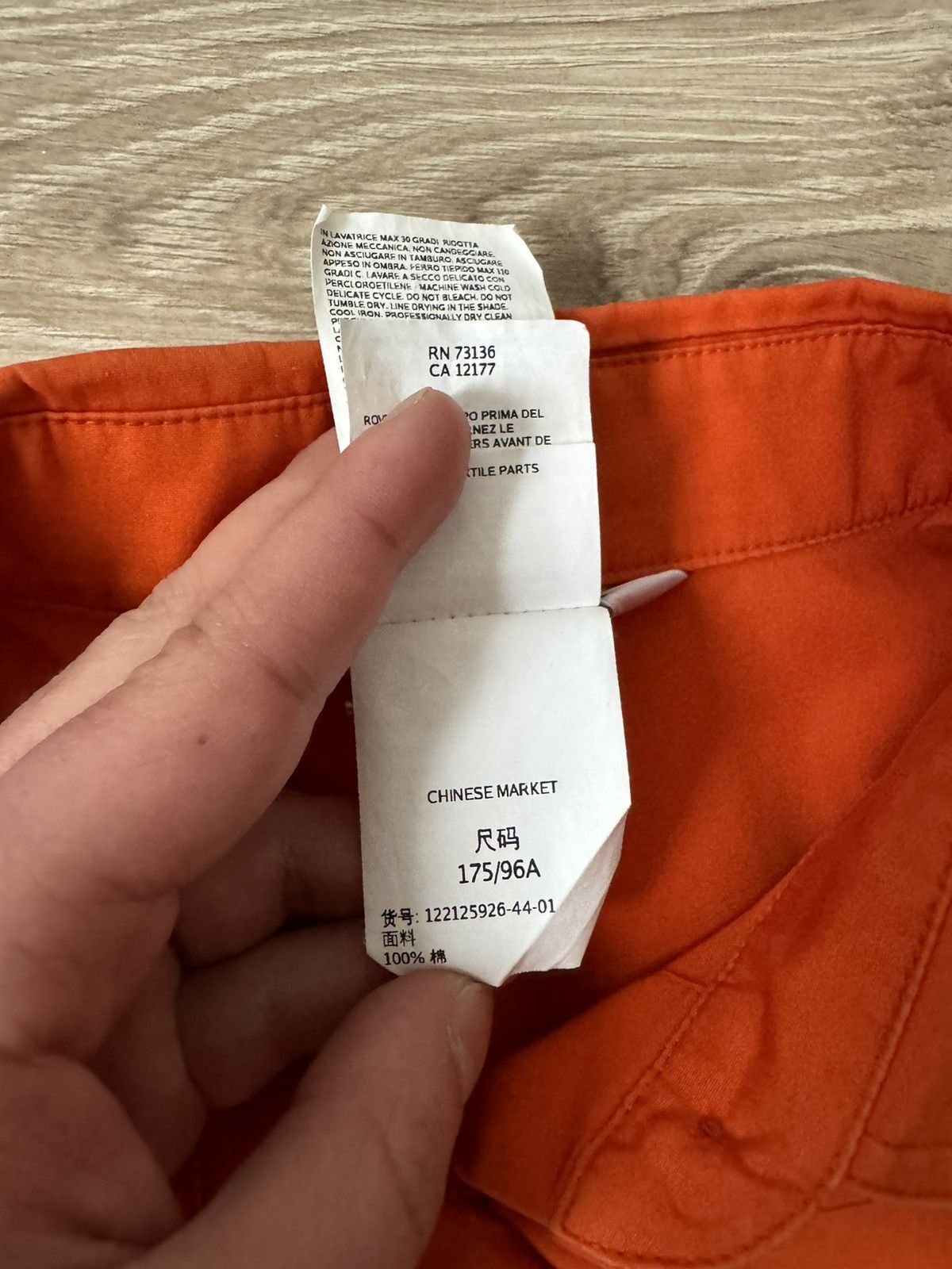 Max Mara Max Mara Orange Long Button Up Shirt Dress Size L / US 10 / IT 46 - 8 Thumbnail
