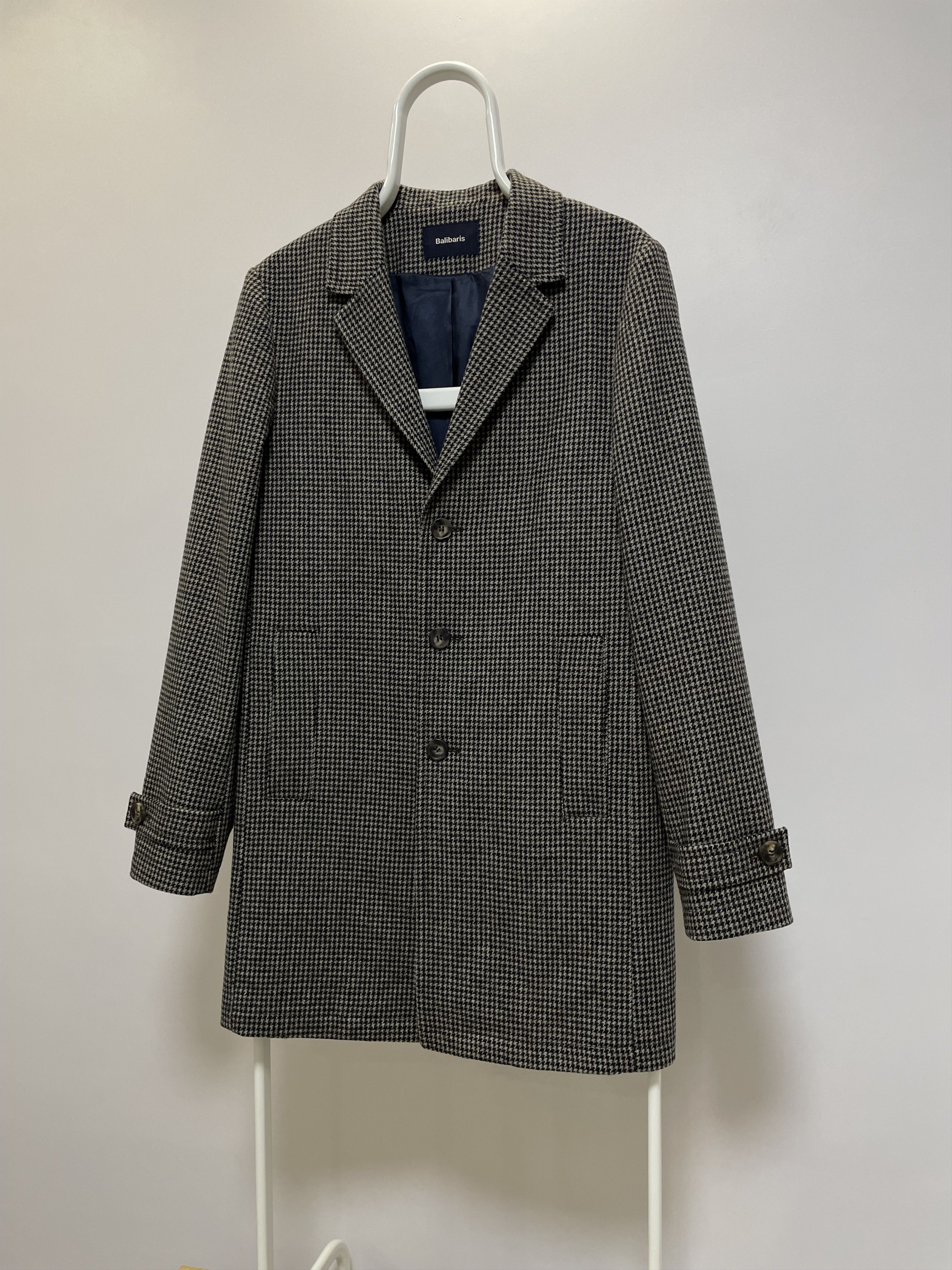 Balibaris Balibaris Overcoat Tweed Wool Coat Edmond Jacket Trench Mens Size US S / EU 44-46 / 1 - 6 Thumbnail