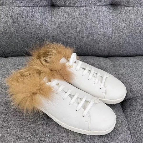 Louis Vuitton Louis Vuitton Casual Sneakers with Fur Trim -2508 Size US 7.5 / EU 40-41 - 2 Thumbnail