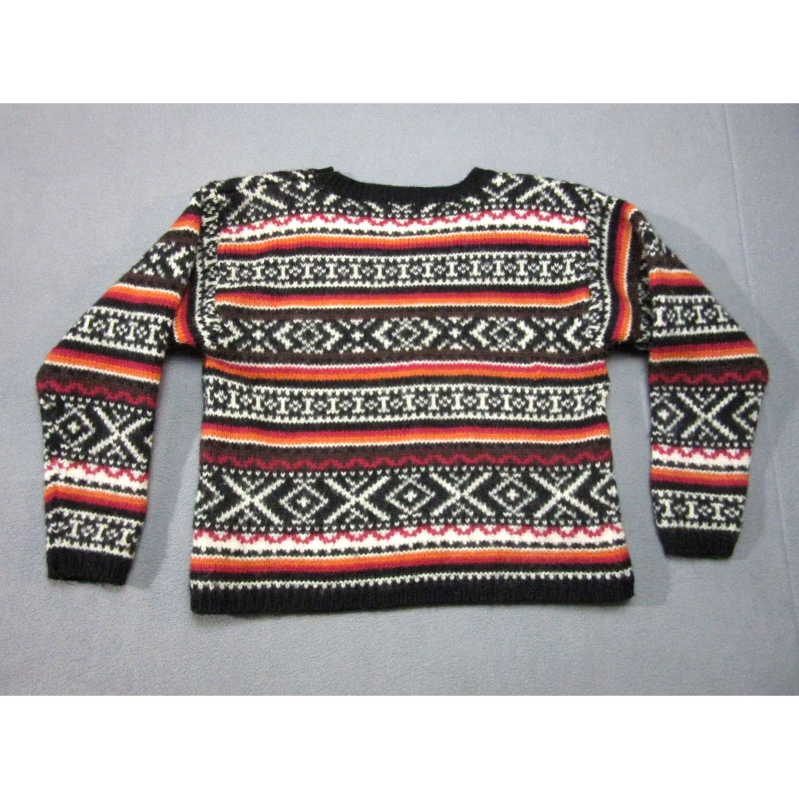 J.Crew J.CREW Sweater Womens Medium Multicolor Fair Isle Nordic Wool Cropped Size M / US 6-8 / IT 42-44 - 5 Thumbnail