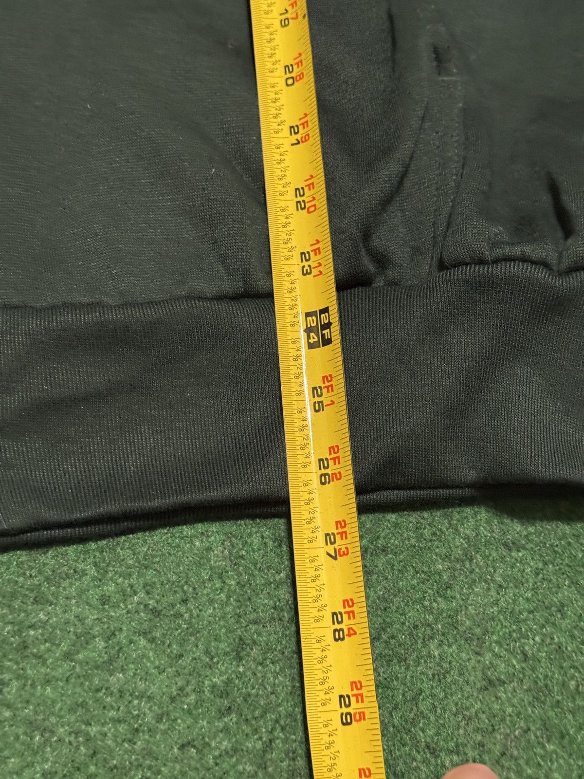 Vintage Full Zip Thermal Lined XL Boxy Skater Grunge Green Hoodie Size US XL / EU 56 / 4 - 8 Thumbnail