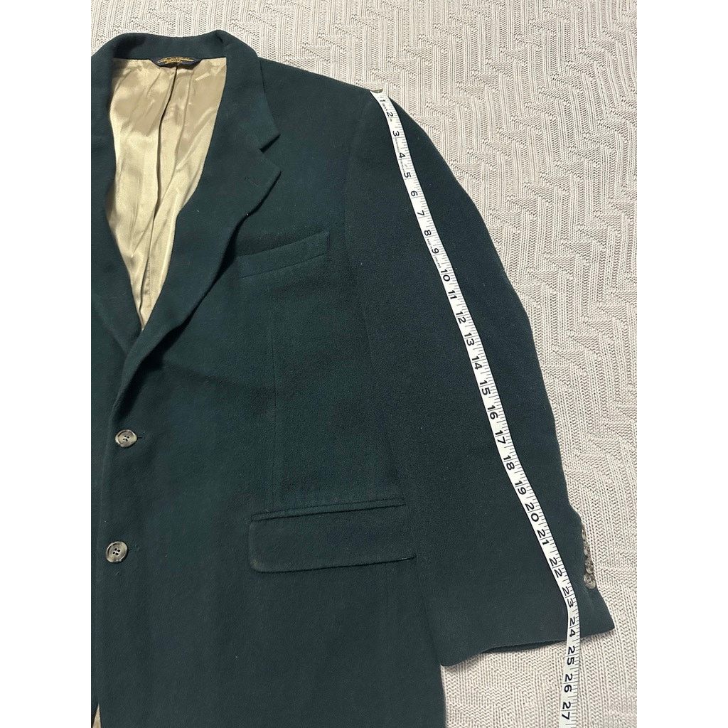 Brooks Brothers Brooks Brothers emerald green camelhair blazer size 46R Size 46R - 10 Thumbnail
