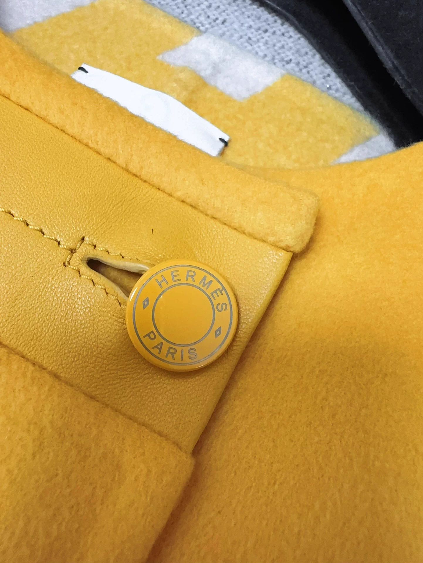 Hermes Hermes Yellow Long Cashmere Coat 36 99 New Size XS / US 0-2 / IT 36-38 - 5 Thumbnail
