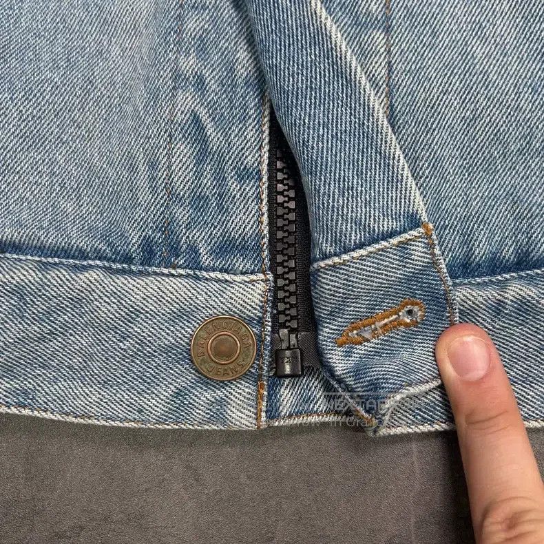 Balenciaga Balenciaga Side Zip Double Breasted Denim Jacket Size US M / EU 48-50 / 2 - 5 Thumbnail