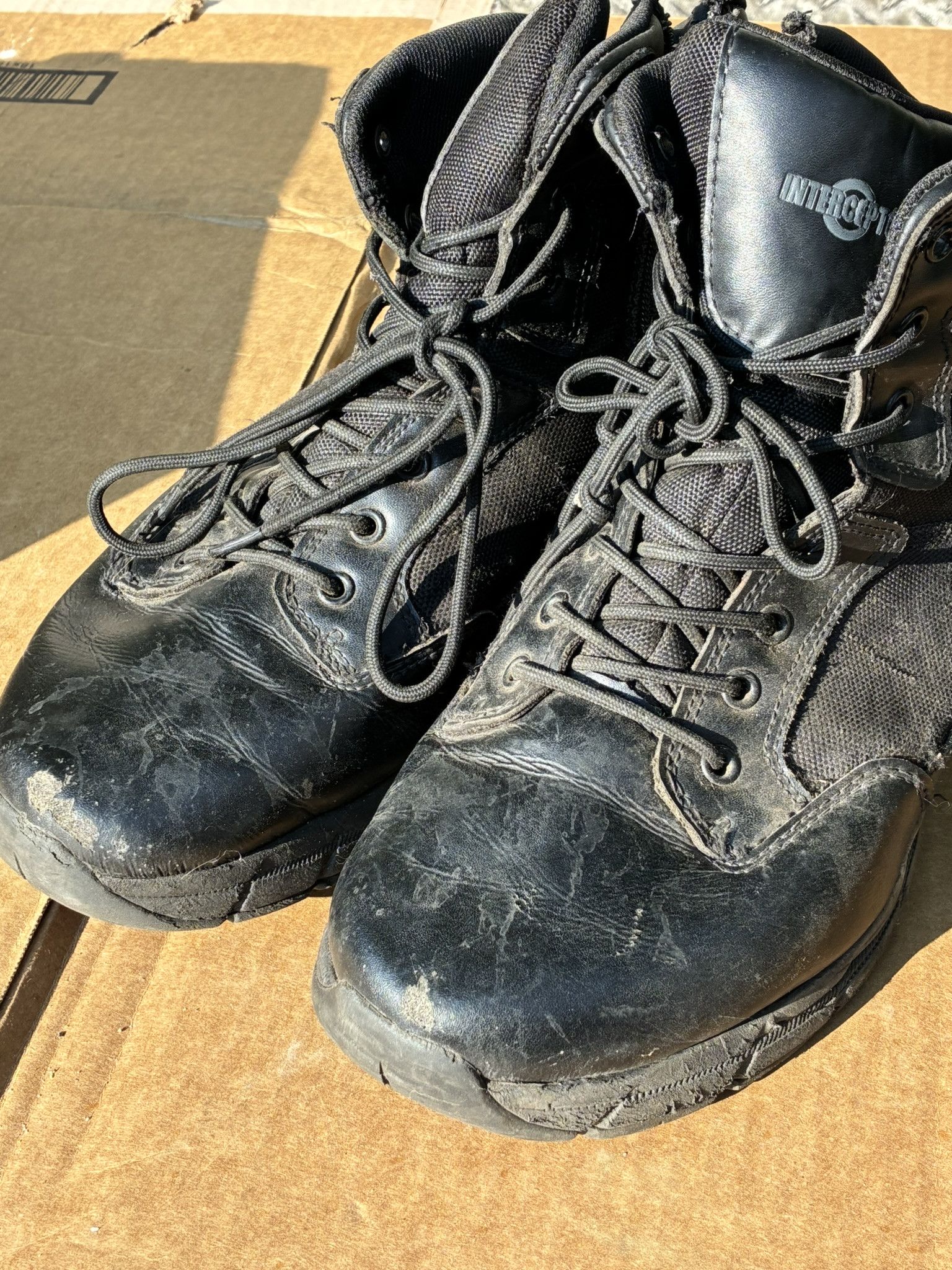 Other Interceptor Zippered 6" Soft Toe Tactical Boots Military Size US 11 / EU 44 - 5 Thumbnail