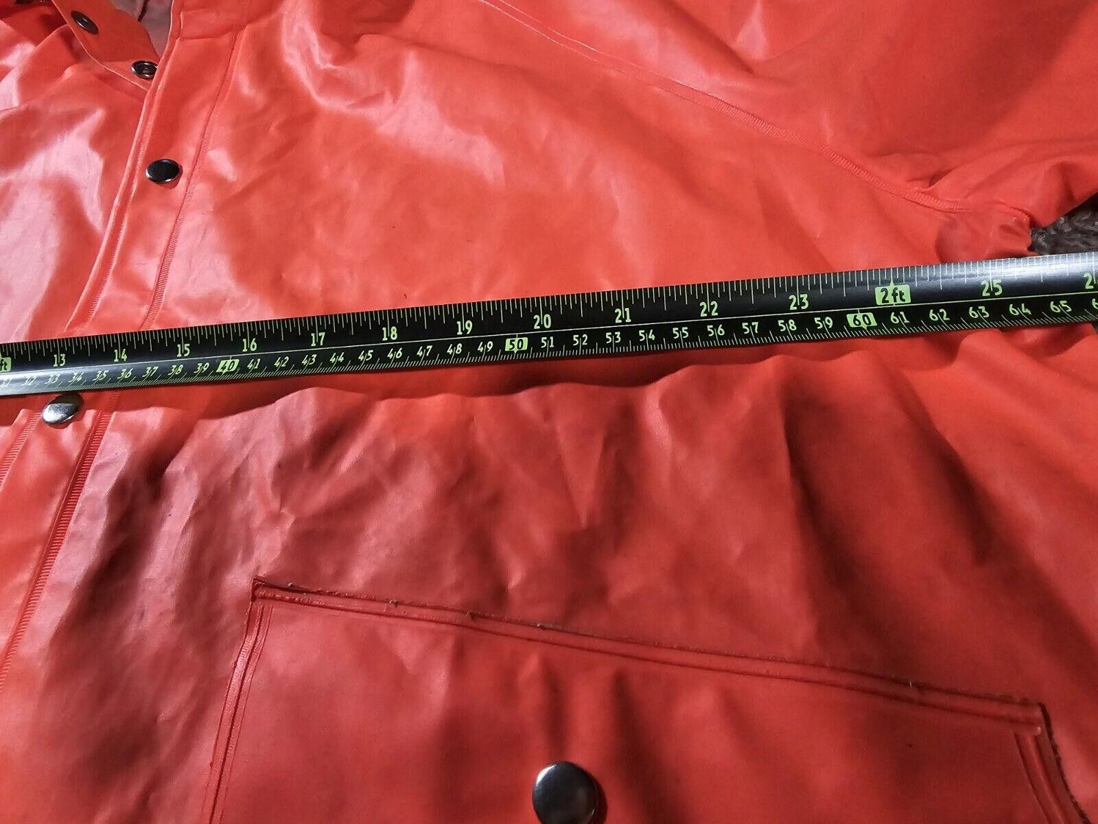 Designer Thermosport Jacket Medium Orange Rain Coat Utility Size US M / EU 48-50 / 2 - 5 Thumbnail