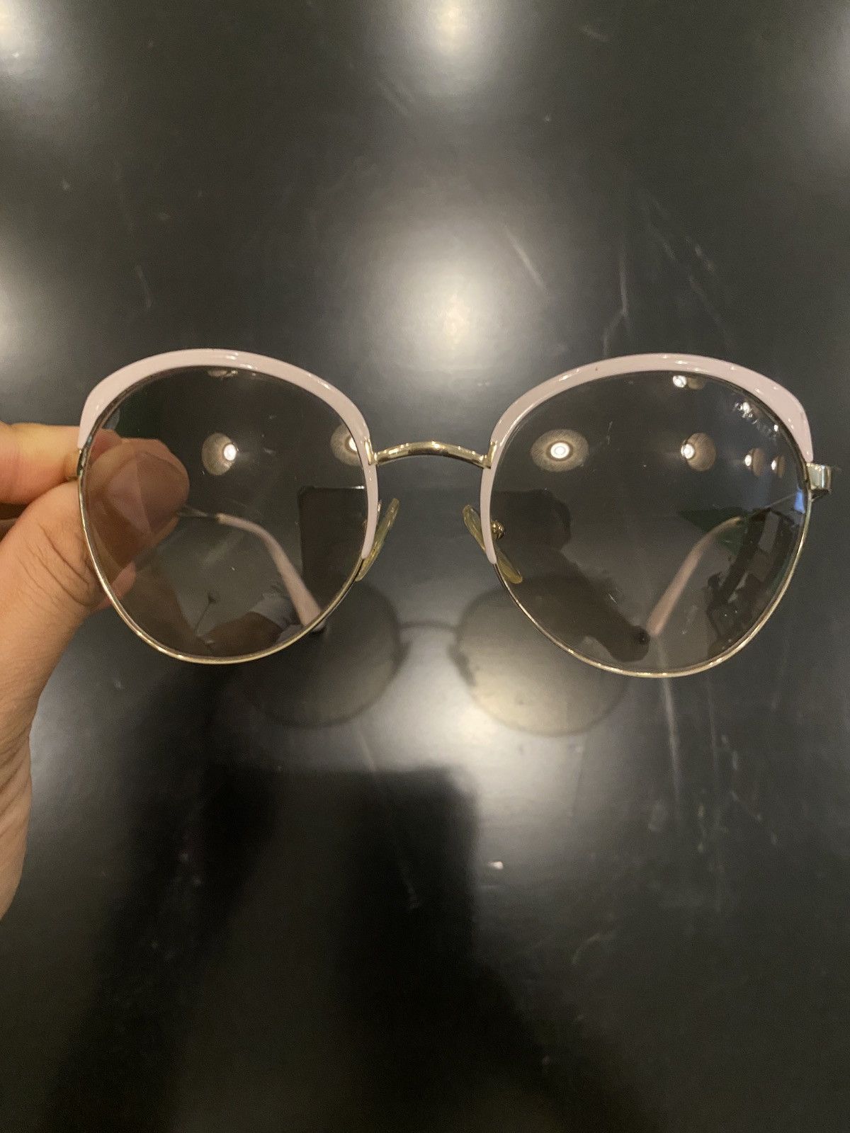 Prada Prada Oval Sunglasses SPR54S Size ONE SIZE - 3 Thumbnail