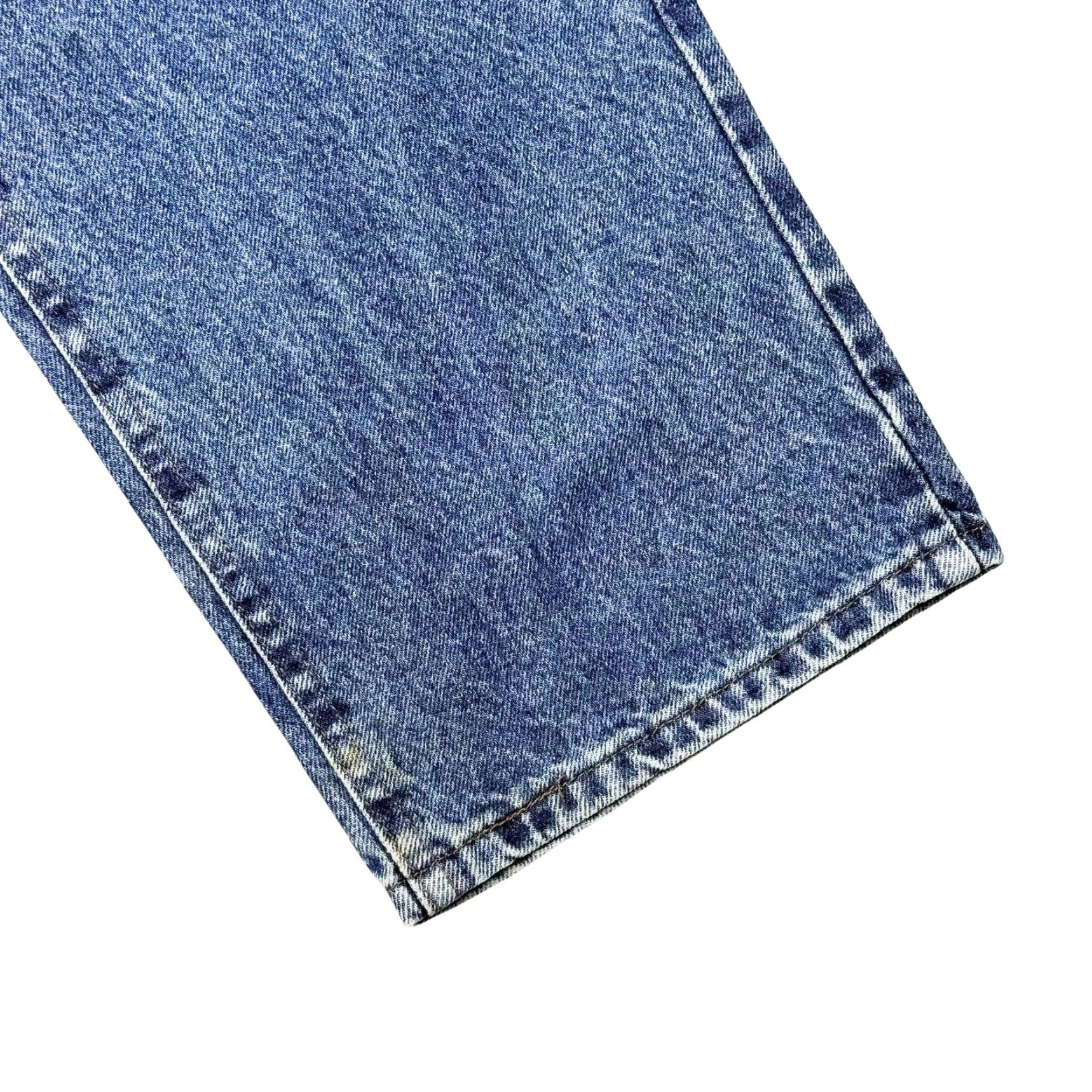 Lee VINTAGE Lee Jeans Mens 38x30 Blue Denim 90s Straight 5-Pocket Zip Button Casual Comfort Size US 38 / EU 54 - 4 Thumbnail