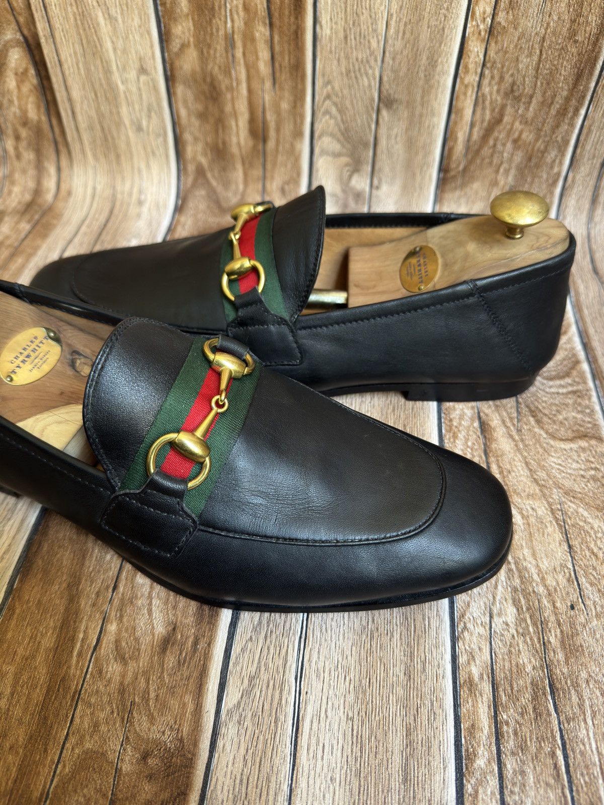 Gucci × Vintage horsebit wed loafers Size US 8.5 / EU 41-42 - 4 Thumbnail