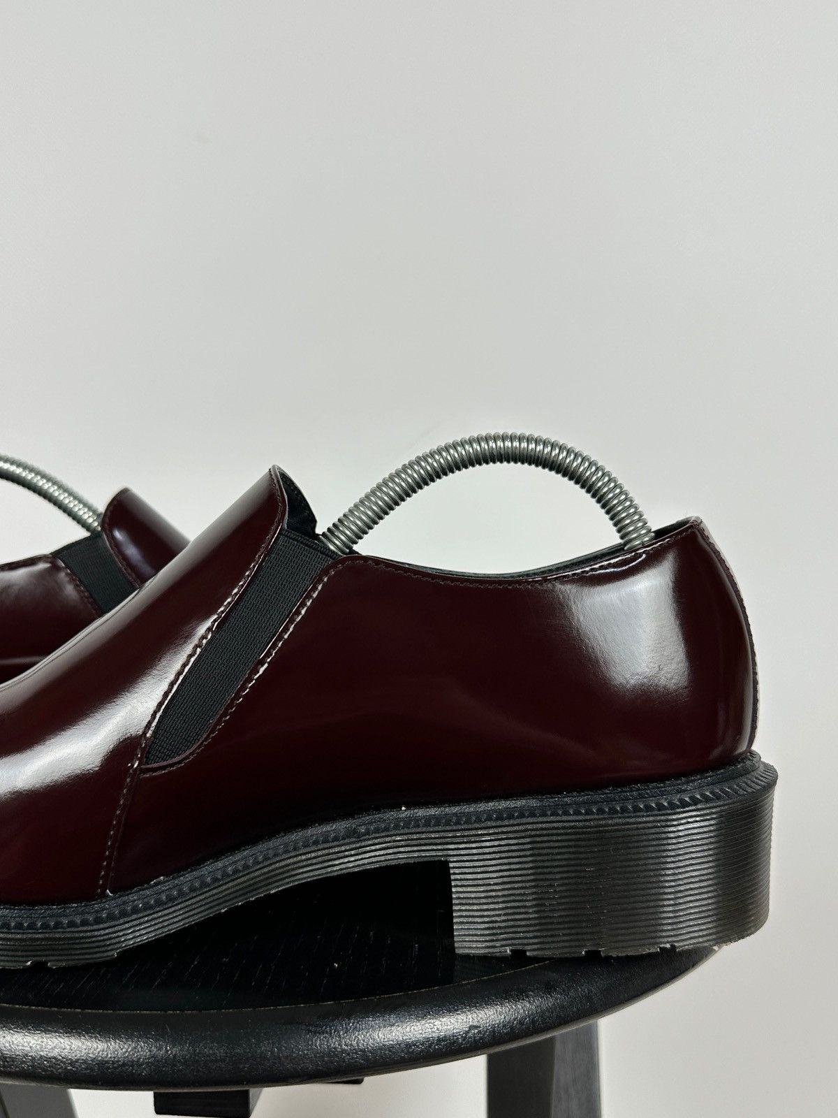 Dr. Martens Dr. Martens Rosyna Burgundy Polished Smooth Leather Loafers Size US 10.5 / IT 40.5 - 18 Thumbnail