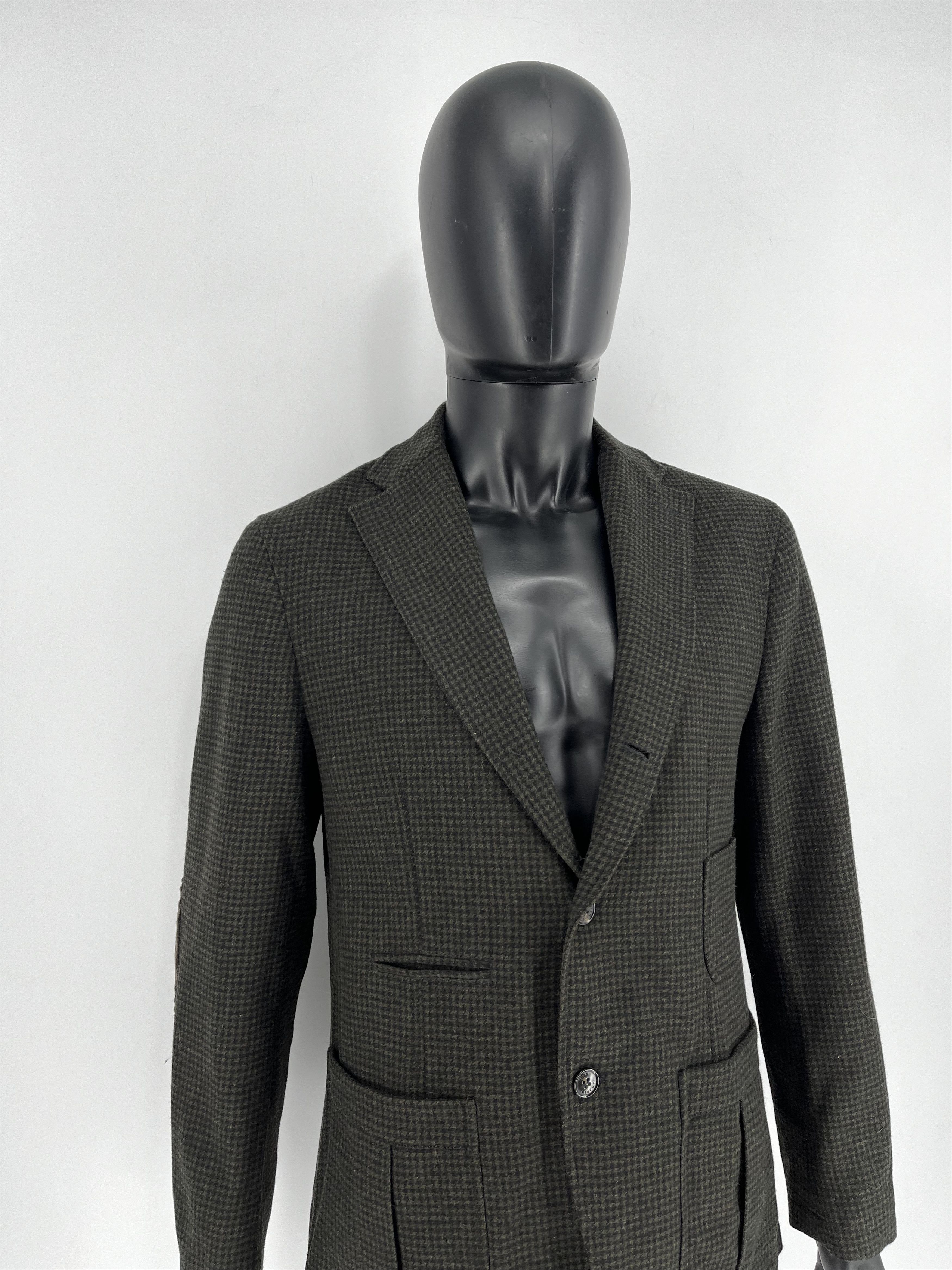 Cerruti 1881 × Seditionaries Nano Cerruti Checkered Plaid Blazer Wool Coats Jacket Size 50S - 3 Thumbnail