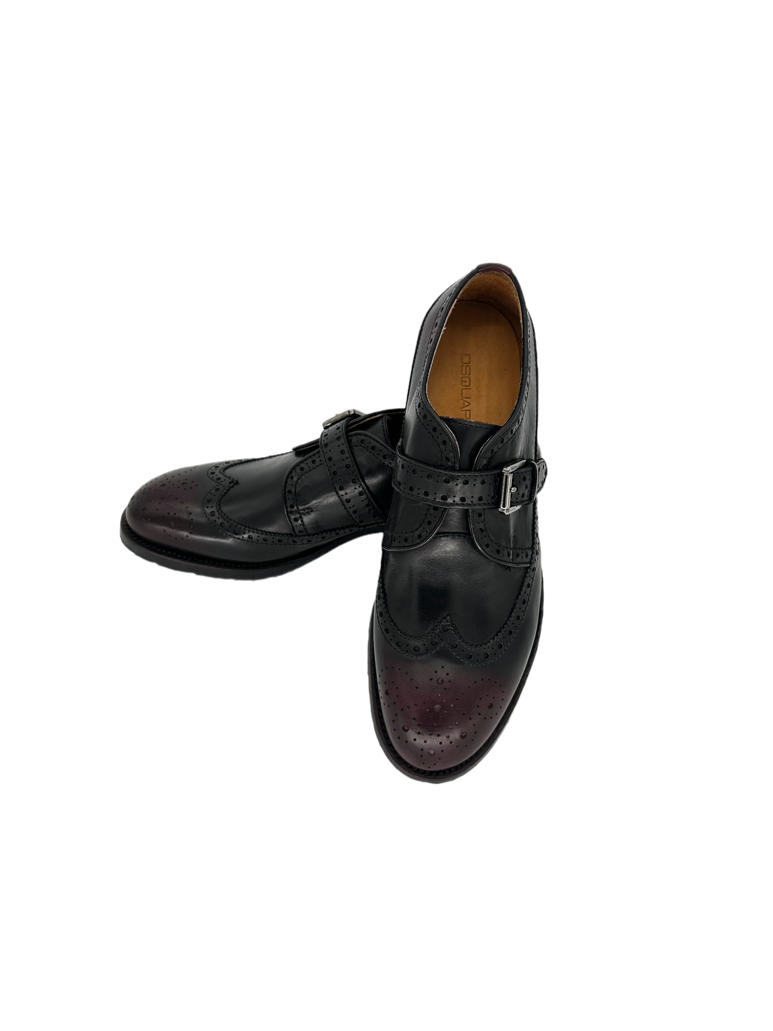 Dsquared2 Dsquared2 Monk Strap Brogue Shoes Size US 8 / EU 41 - 3 Thumbnail