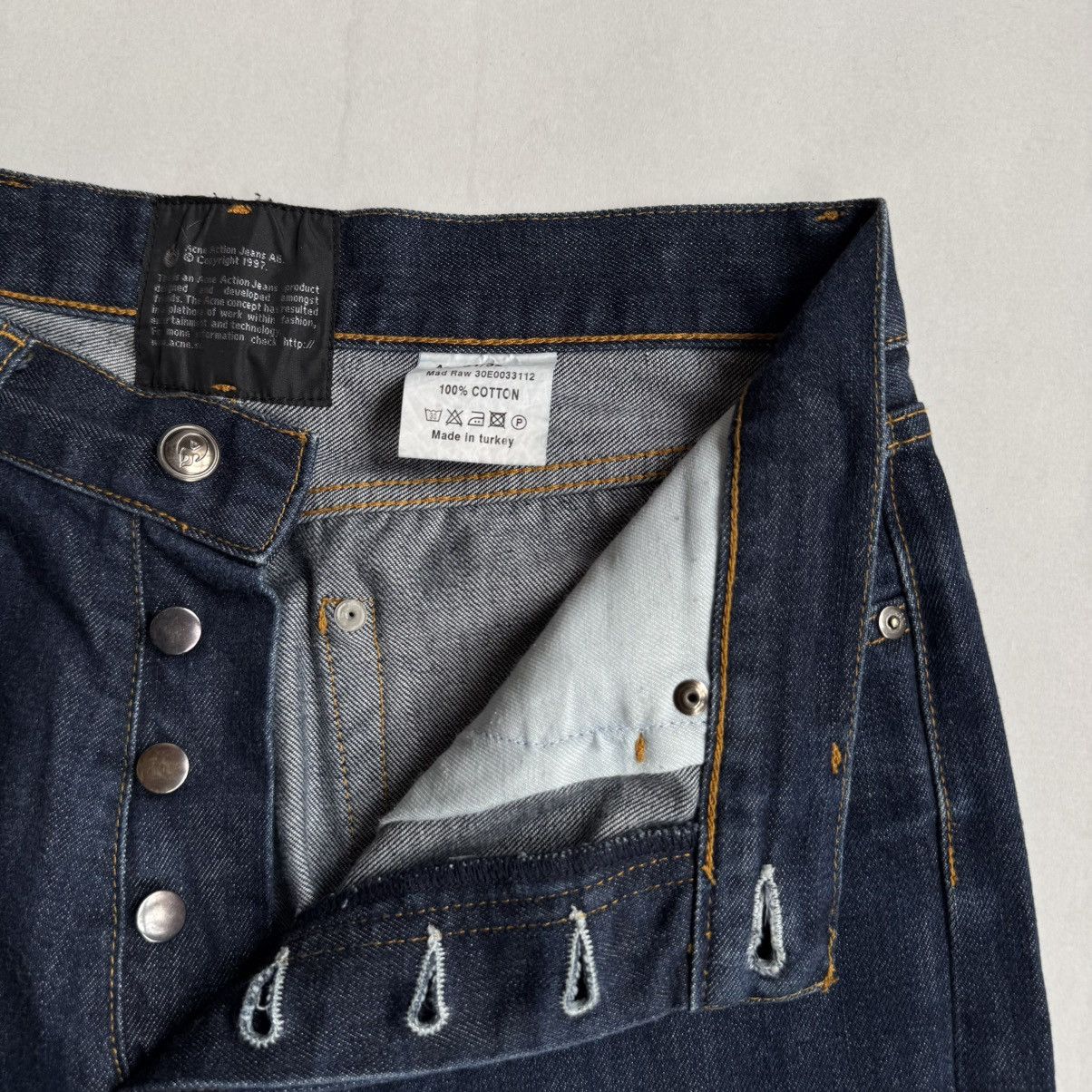 Acne Studios Acne Studios 2000´s Indigo Denim Size US 31 - 4 Thumbnail