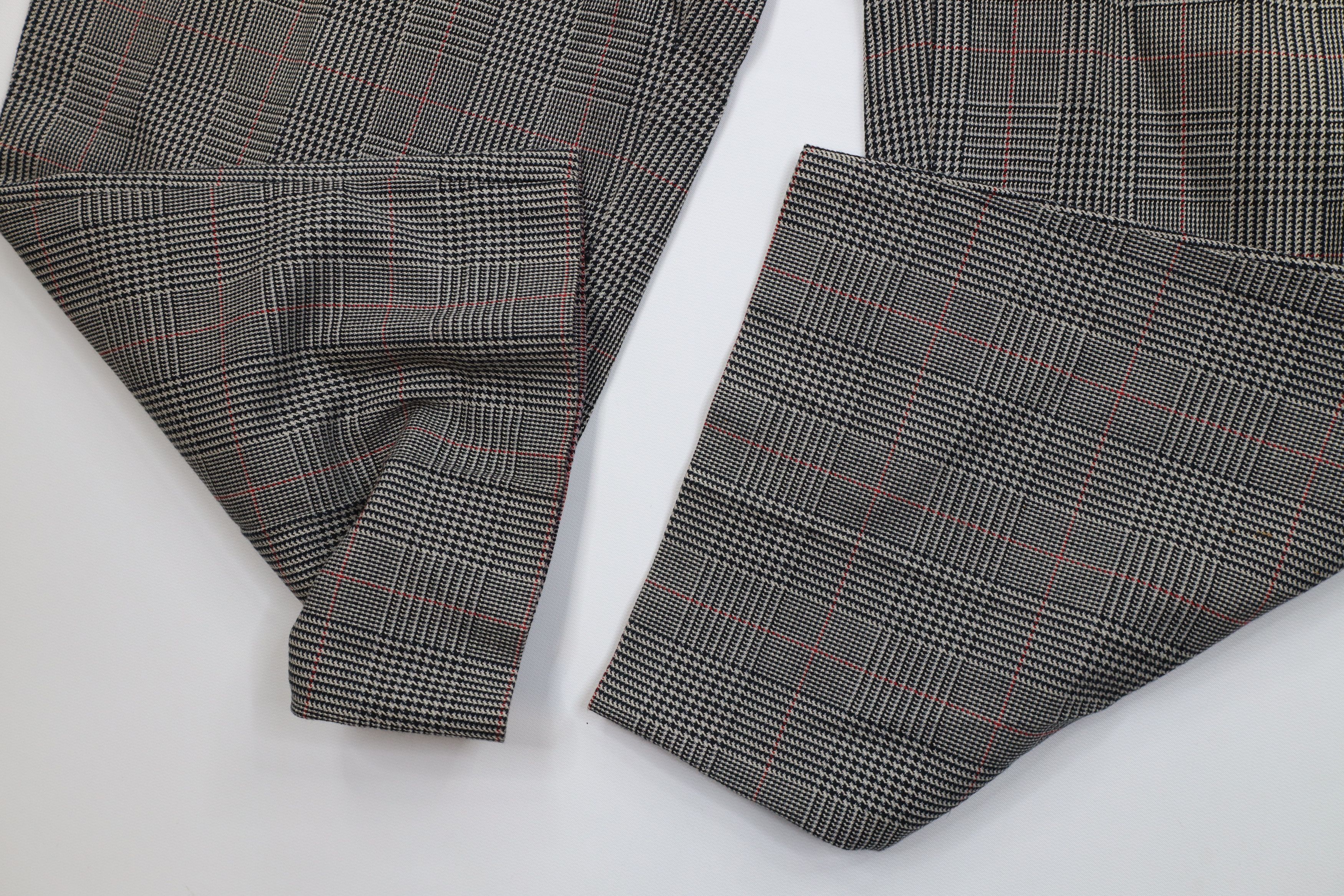Tommy Hilfiger Vintage 90s Tommy Hilfiger Wide Leg Chino Pants Houndstooth Size US 34 / EU 50 - 5 Thumbnail