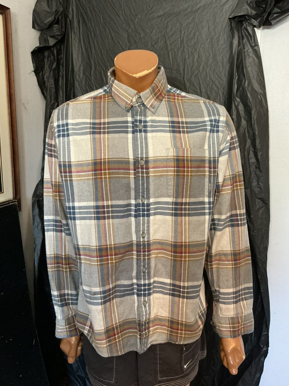 Eddie Bauer Eddie Bauer Classic Fit Plaid Cotton Flannel Button Shirt Size US L / EU 52-54 / 3 - 7 Thumbnail