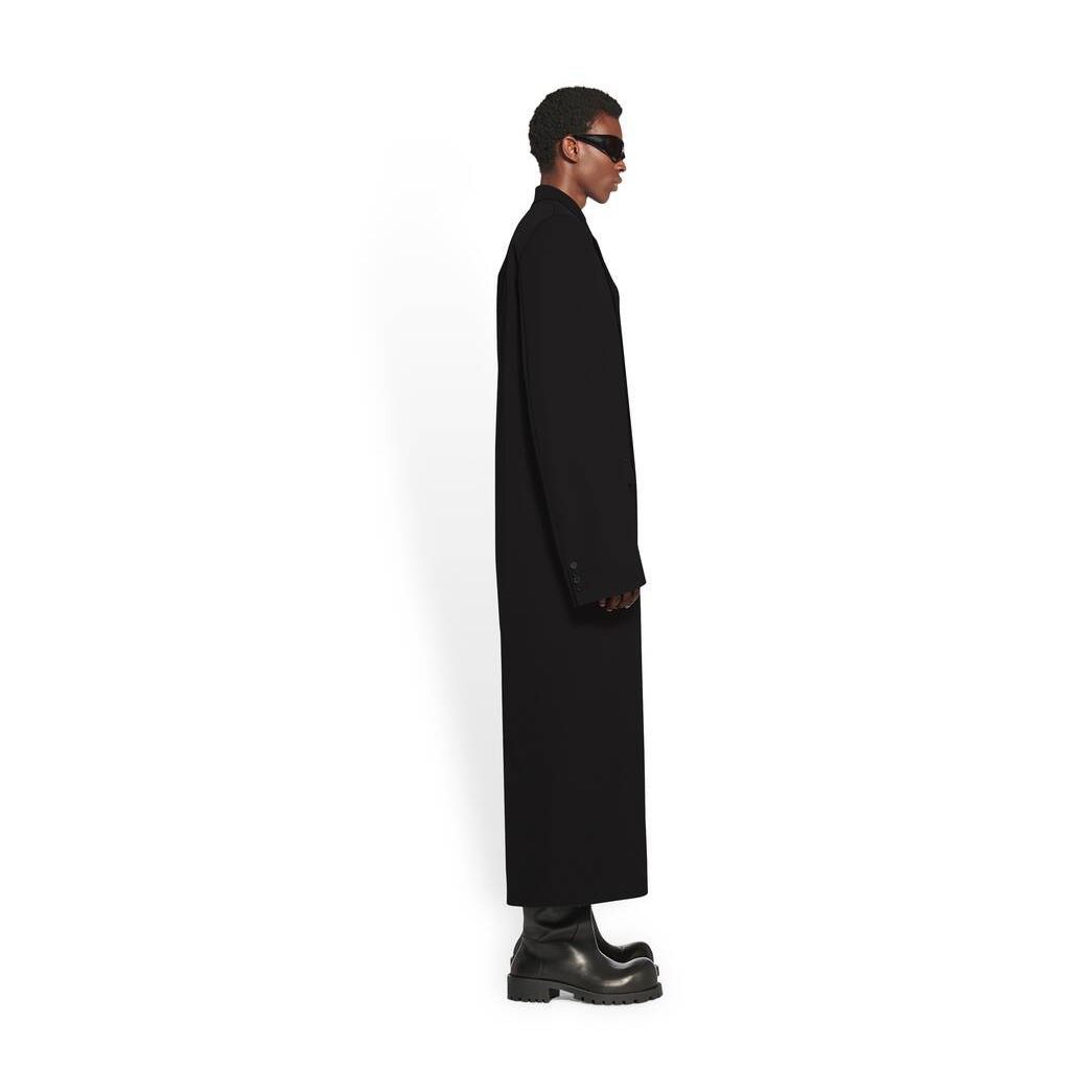 Balenciaga o1srvl11e1124 Fitted Coat in Black Size US M / EU 48-50 / 2 - 3 Thumbnail