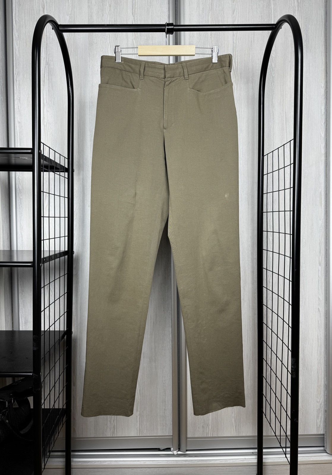 Prada Prada Milano Linea Rossa vintage khaki green chino pants Size US 32 / EU 48 - 1 Thumbnail