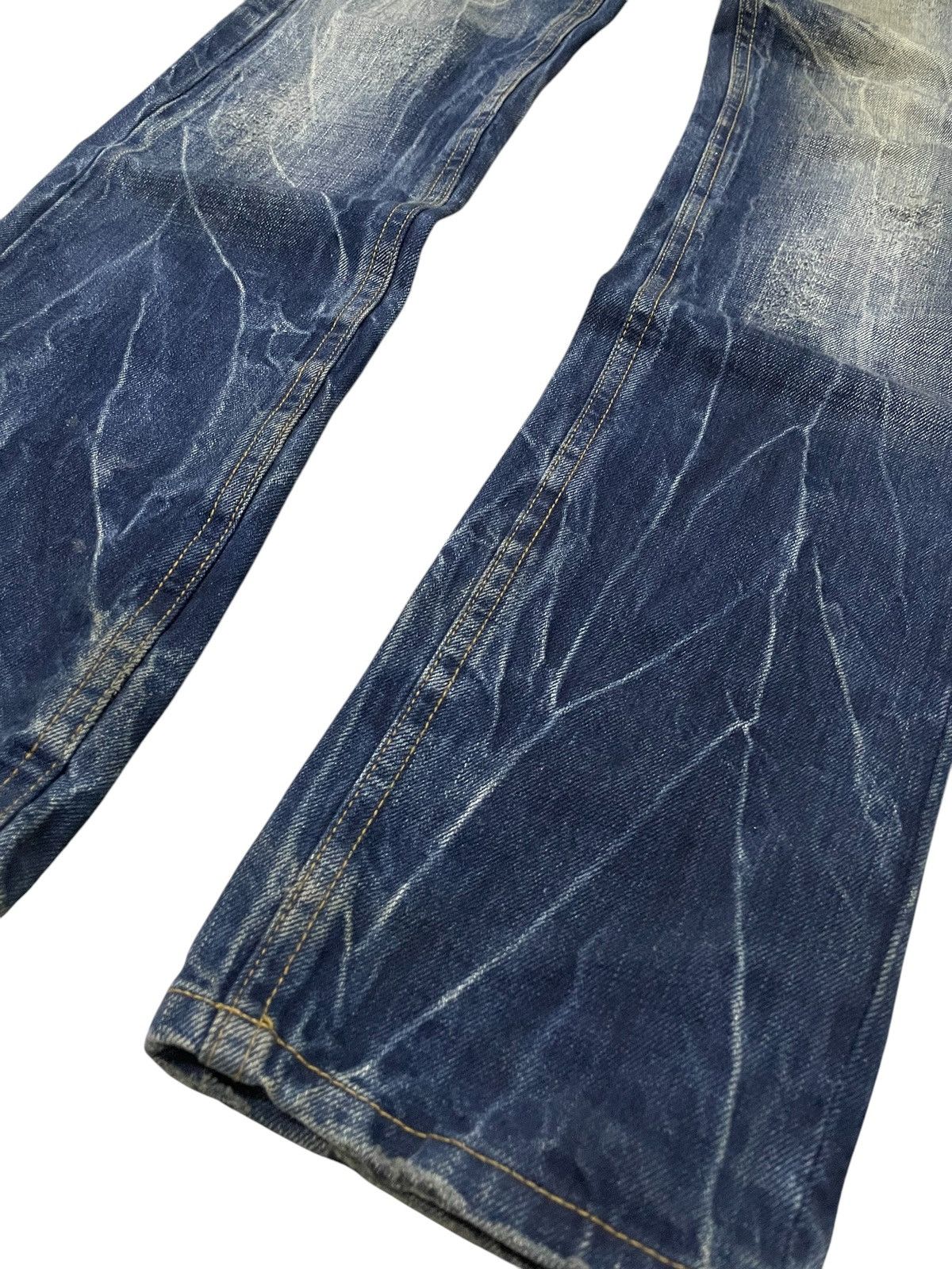 Hysteric Glamour × semanticdesign Semantic Design Japan Snake Skin Flap Pocket Muddy Jeans Size US 30 / EU 46 - 10 Thumbnail