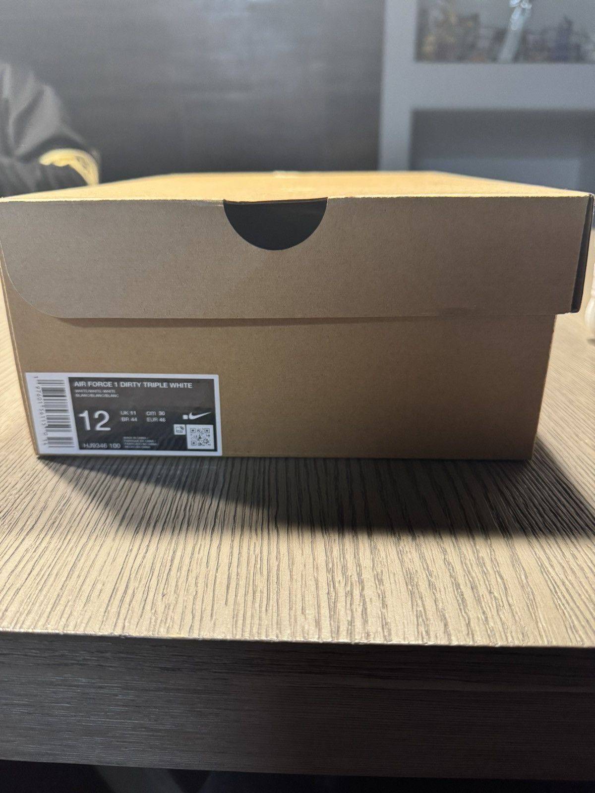 Nike Nike Air Force 1 Low .SWOOSH Dirty Triple White Size US 12 / EU 45 - 6 Thumbnail