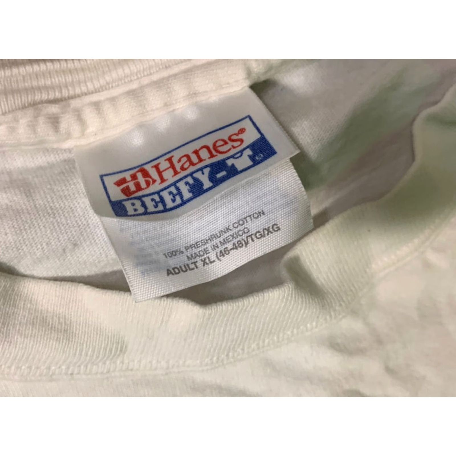 Hanes VINTAGE 90s Hanes Double Sided Nextel Engineering Team T Shirt Adult XL White Mens Size US XL / EU 56 / 4 - 5 Thumbnail