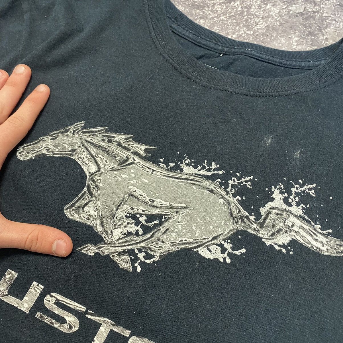 Vintage Vintage Ford Mustang Big Logo Faded racing tee Size US L / EU 52-54 / 3 - 3 Thumbnail