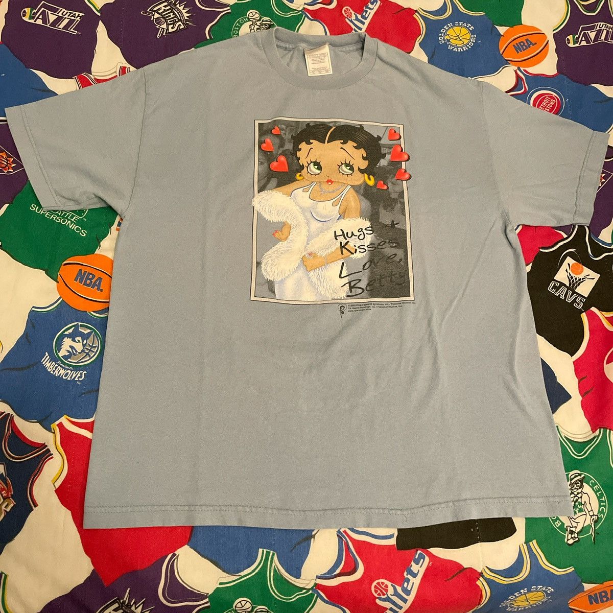 Vintage Vintage 2003 Betty Boop King Features Tee Size US XL / EU 56 / 4 - 1 Thumbnail