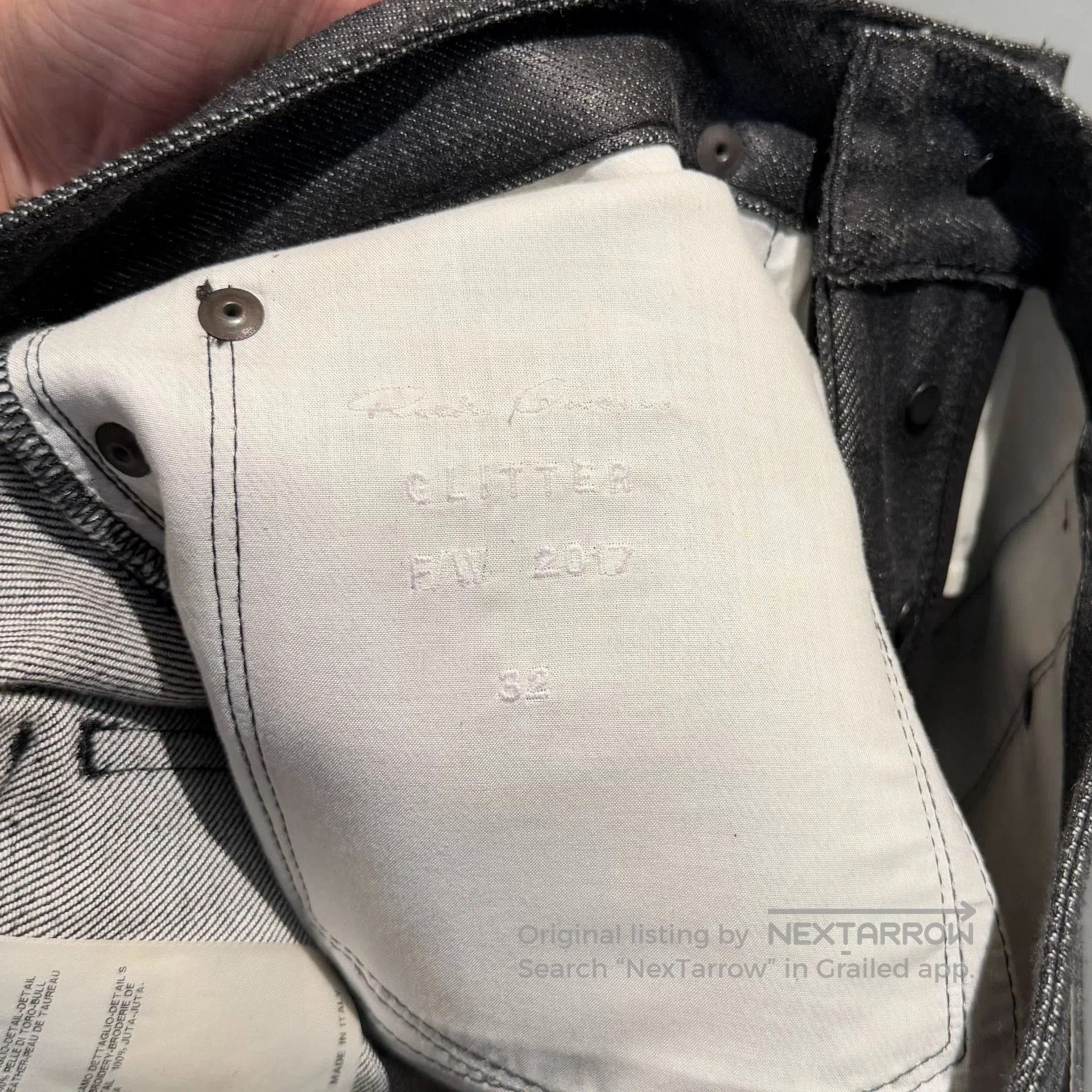 Rick Owens Rick Owens Stylish Denim Pants. Size US 32 / EU 48 - 7 Thumbnail