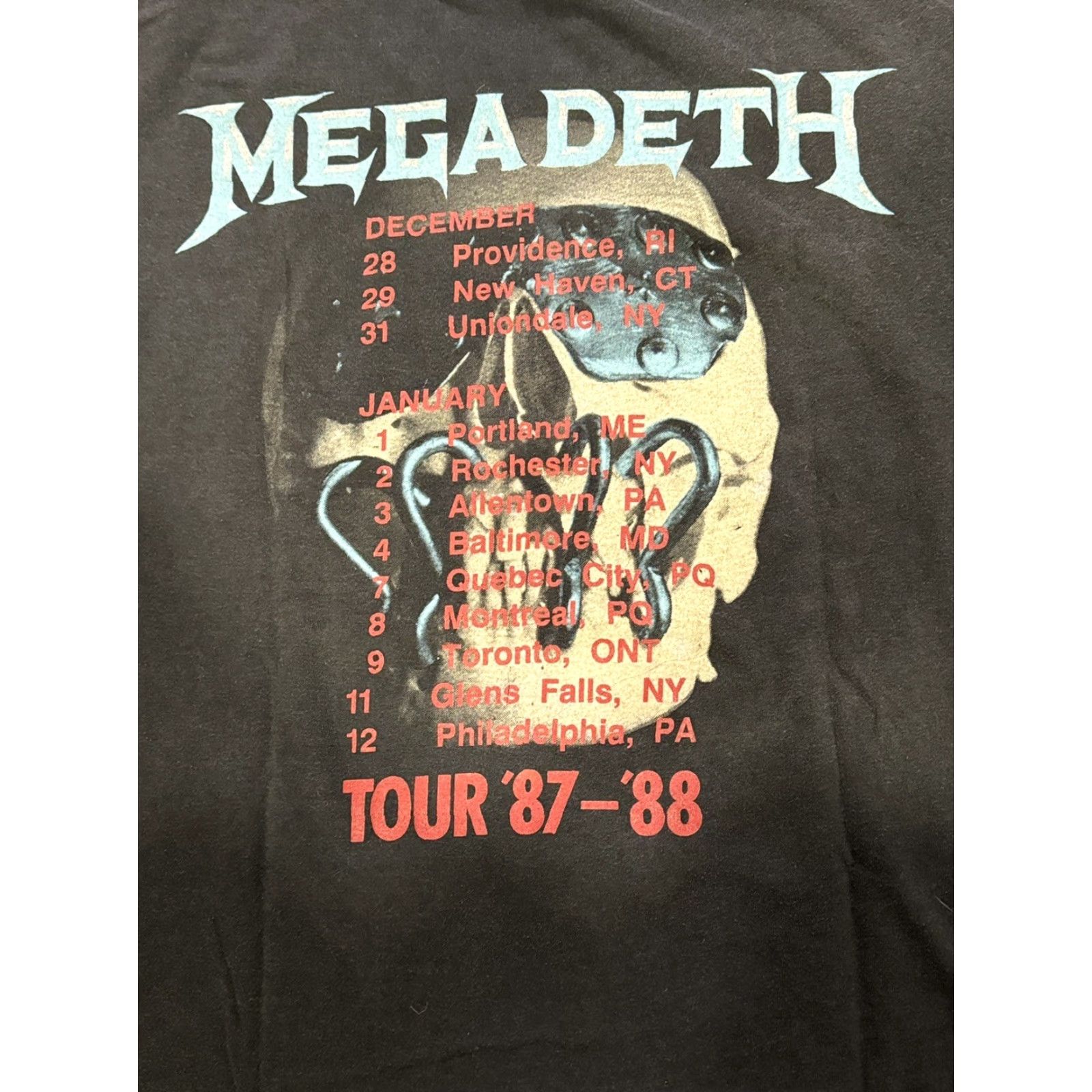 Vintage VINTAGE Megadeth Peace Sells But Who Buying Concert T-Shirt Size L Black Men Short Sleeve 80s Metal Concert Graphic Print Size US L / EU 52-54 / 3 - 5 Thumbnail