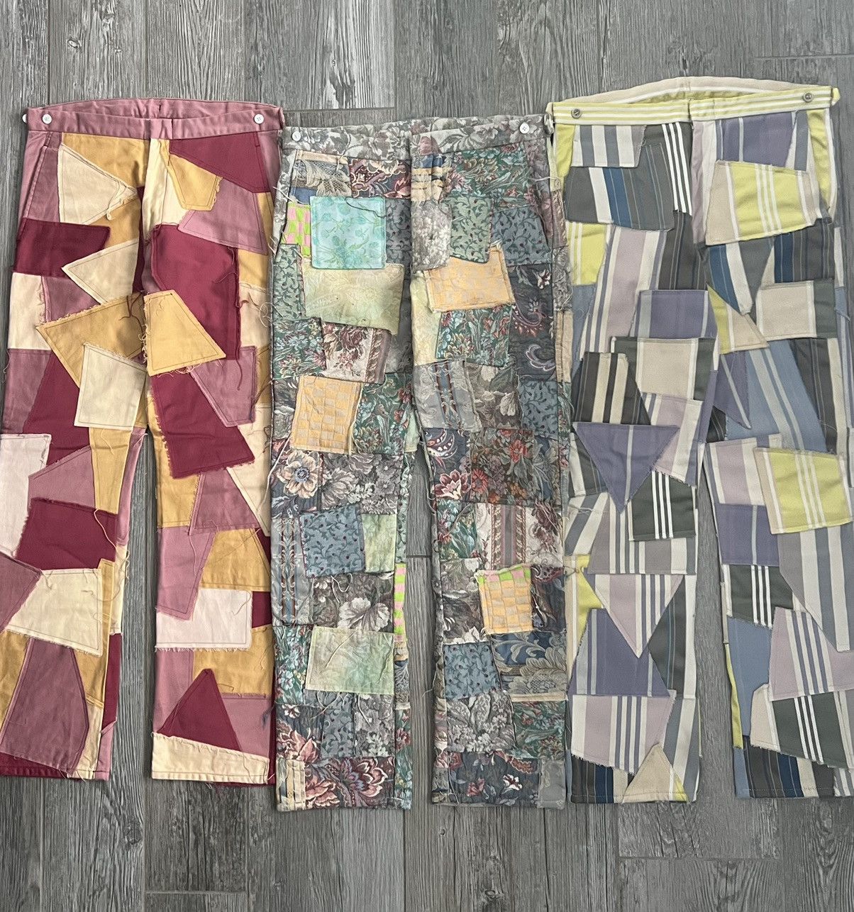 Comme des Garcons × Comme des Garcons Homme × Comme des Garcons Homme Plus 1999 Comme Des Garçons Homme Plus Gobelin Patchwork Pants Size US 32 / EU 48 - 19 Thumbnail