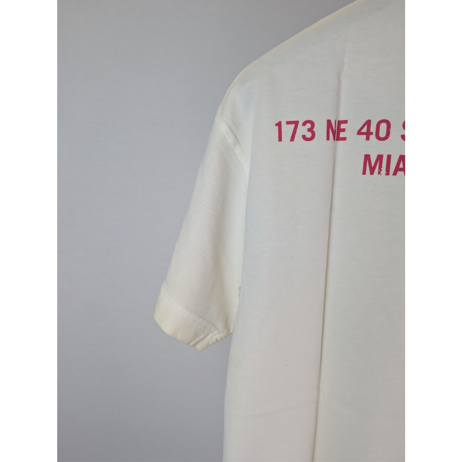 Palm Angels o1rshd1 Dos Miami T-Shirt in Off White / Fuch Size US S / EU 44-46 / 1 - 15 Thumbnail