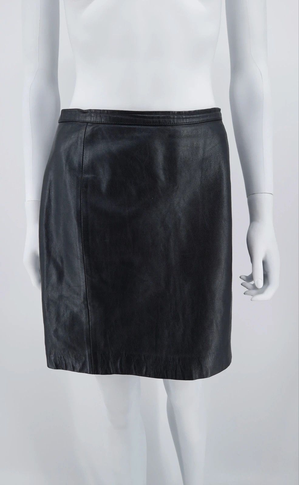 Gucci Gucci by Tom Ford 1997 Leather Mini Skirt Size 30" / US 8 / IT 44 - 7 Thumbnail