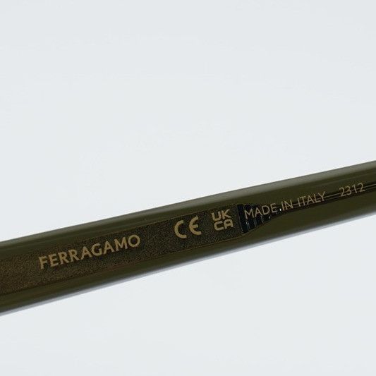 Salvatore Ferragamo Salvatore Ferragamo SF2993 320 Unisex Eyeglasses Khaki 53mm Size ONE SIZE - 10 Thumbnail