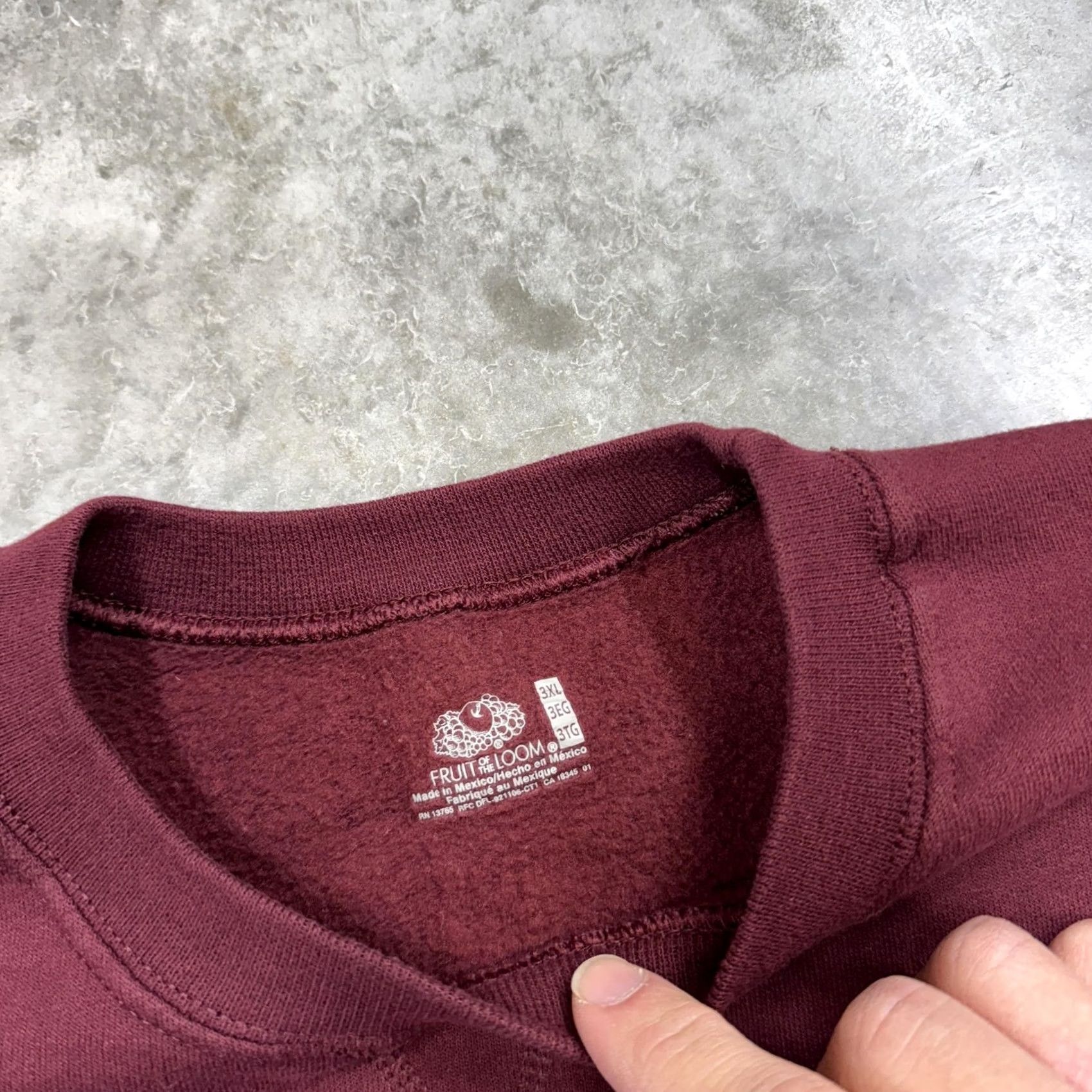 Fruit Of The Loom Fruit Of The Loom Pennsylvania Sweatshirt Mens 3XL Red Fleece Graphic Crewneck USA Graphic Print Vintage No Size US XXL / EU 58 / 5 - 3 Thumbnail